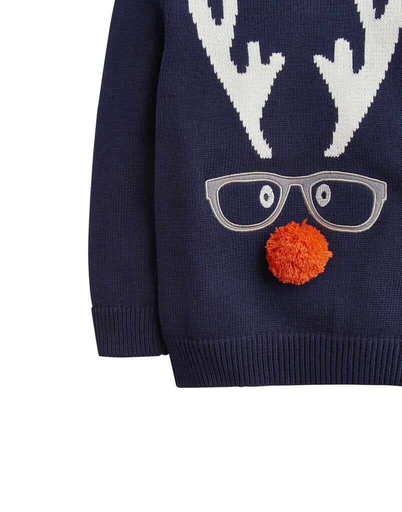 TOM JOULE Strickpullover X-Mas blau Pullover TOM JOULE