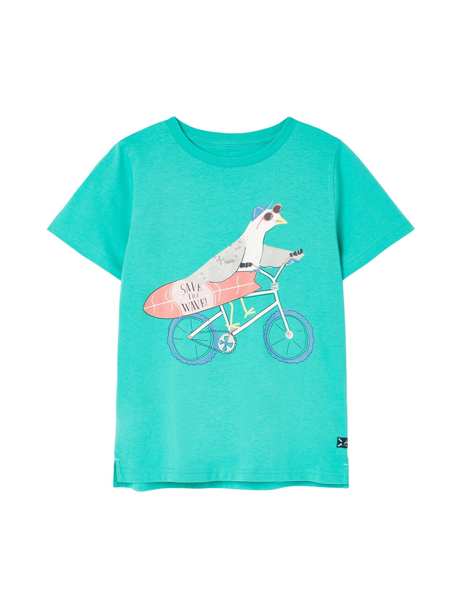 TOM JOULE T-Shirt Ben Möve mit Surfboard und Fahrrad T-Shirt TOM JOULE