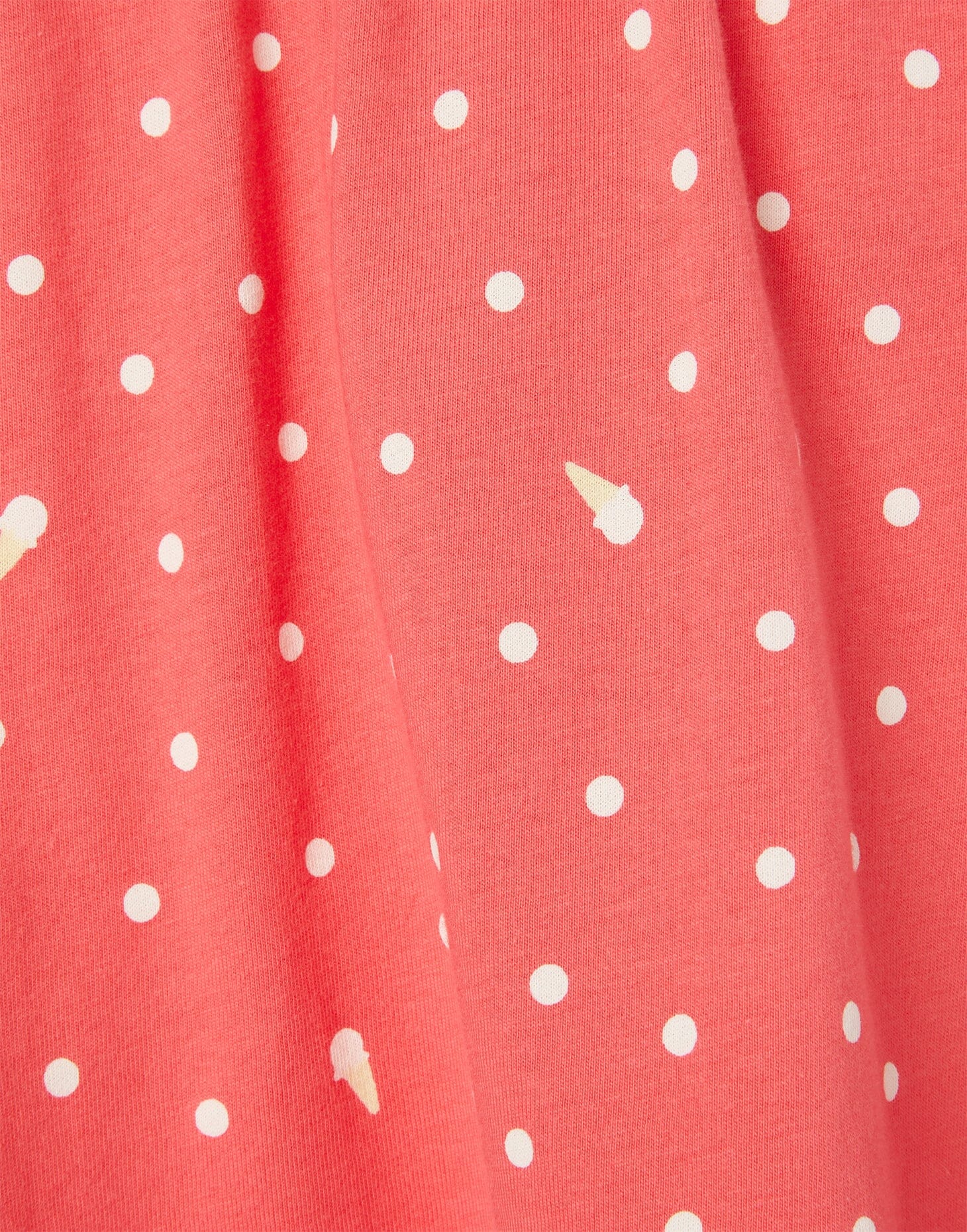 TOM JOULE Top Ivy pink mit weißen Tupfern und Regenbogen Trägern Tops und Tanktops TOM JOULE