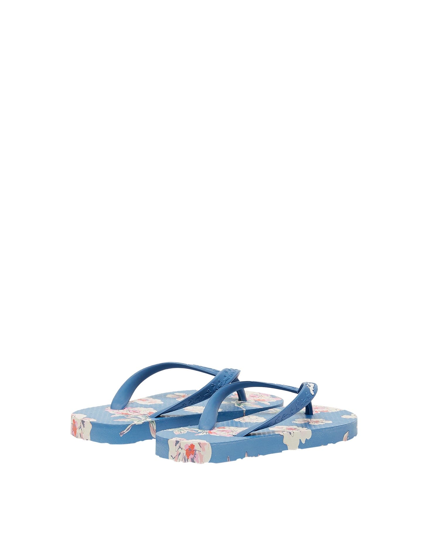 TOM JOULE Zehentrenner Sandalen Blumen blau Sandalen TOM JOULE