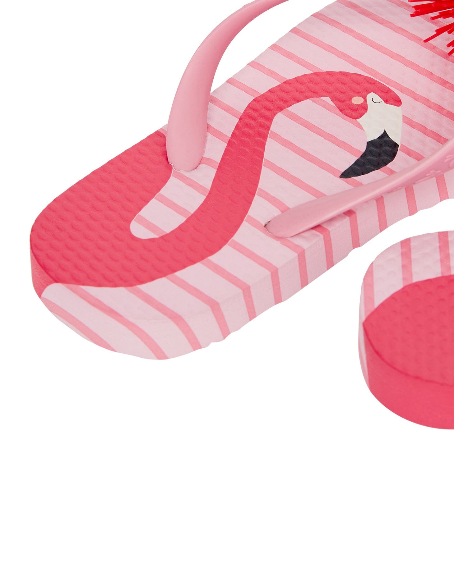 TOM JOULE Zehentrenner Sandalen Flamingo Streifen - Sandalen TOM JOULE