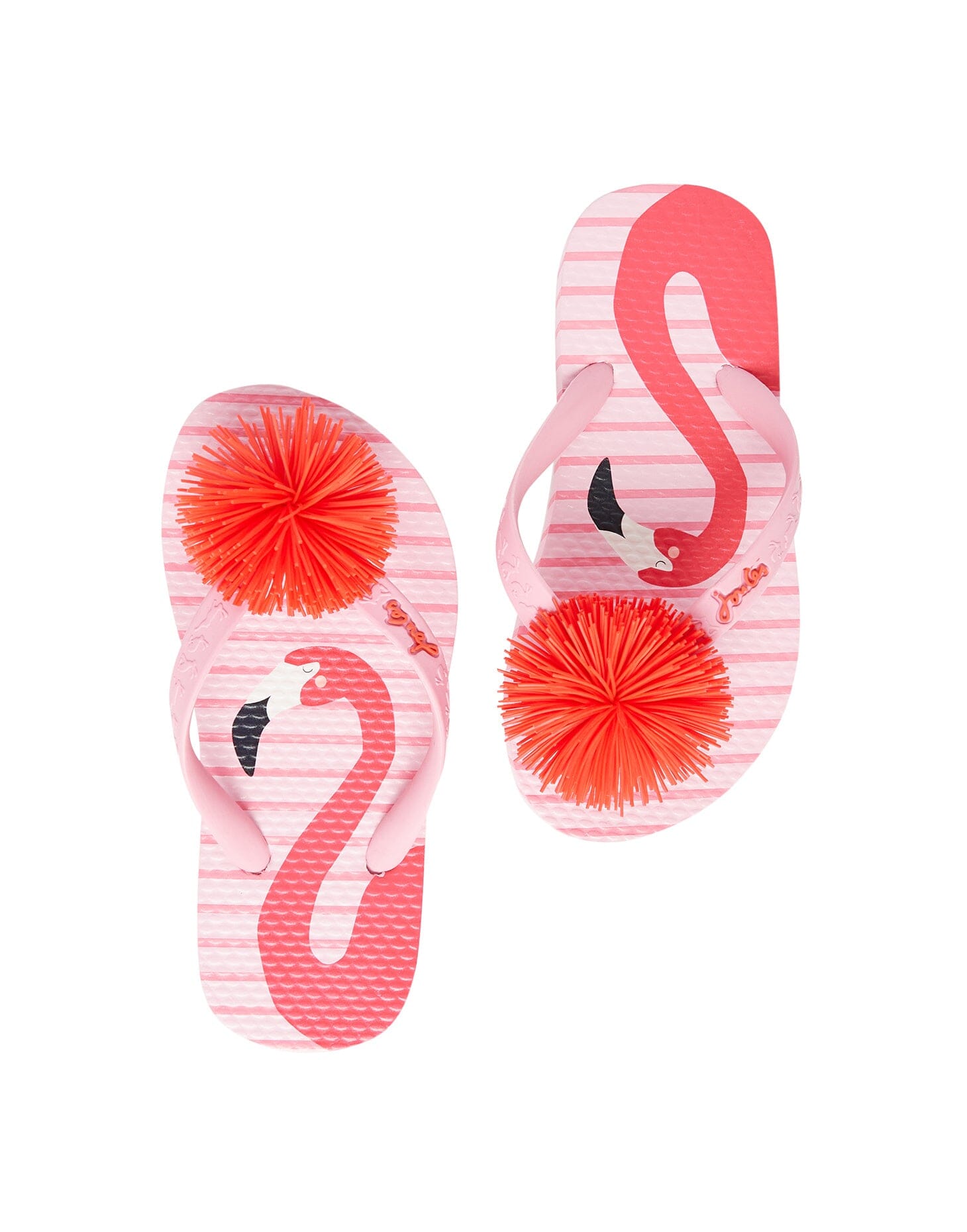 TOM JOULE Zehentrenner Sandalen Flamingo Streifen - Sandalen TOM JOULE