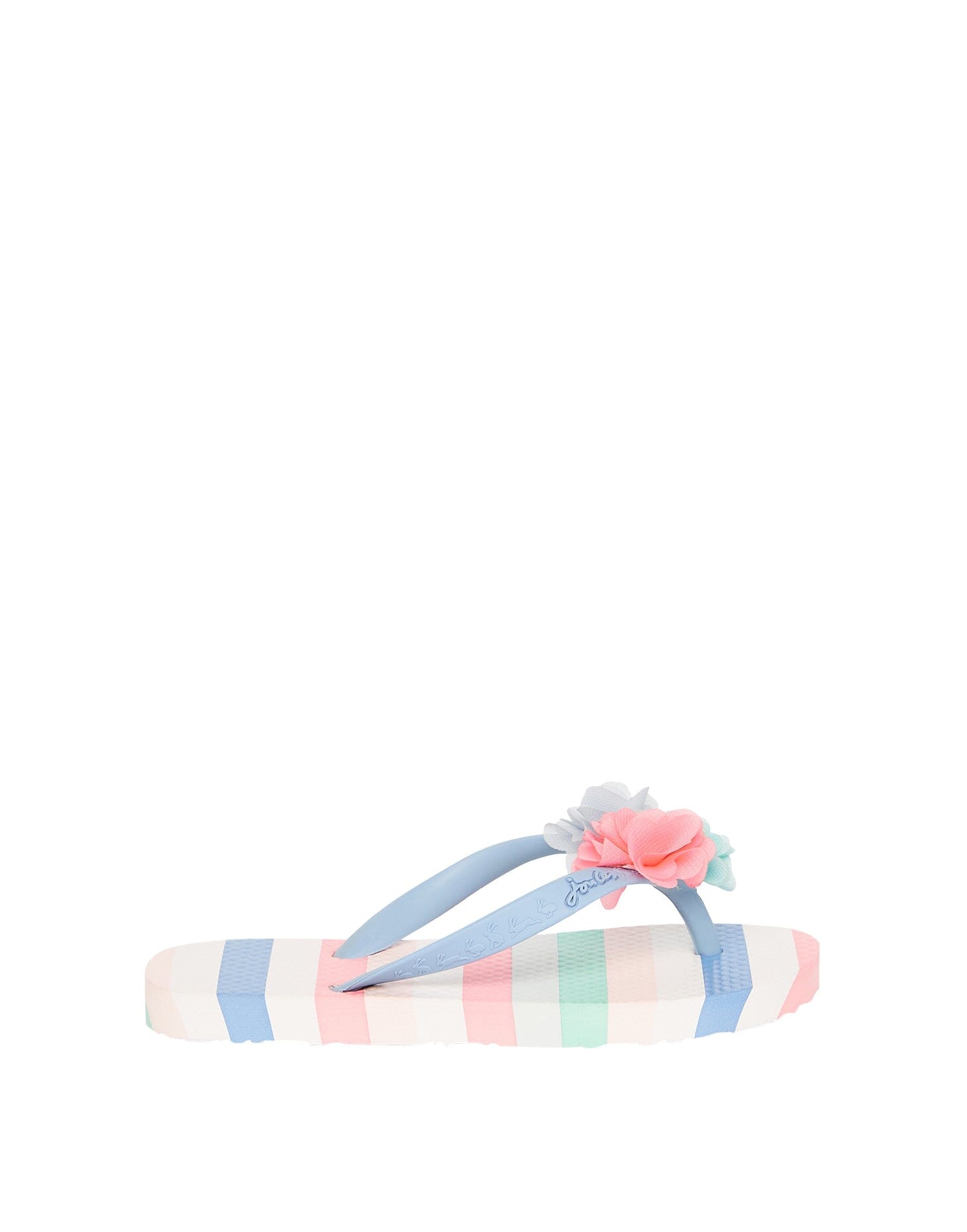 TOM JOULE Zehentrenner Sandalen Blumen Streifen Sandalen TOM JOULE