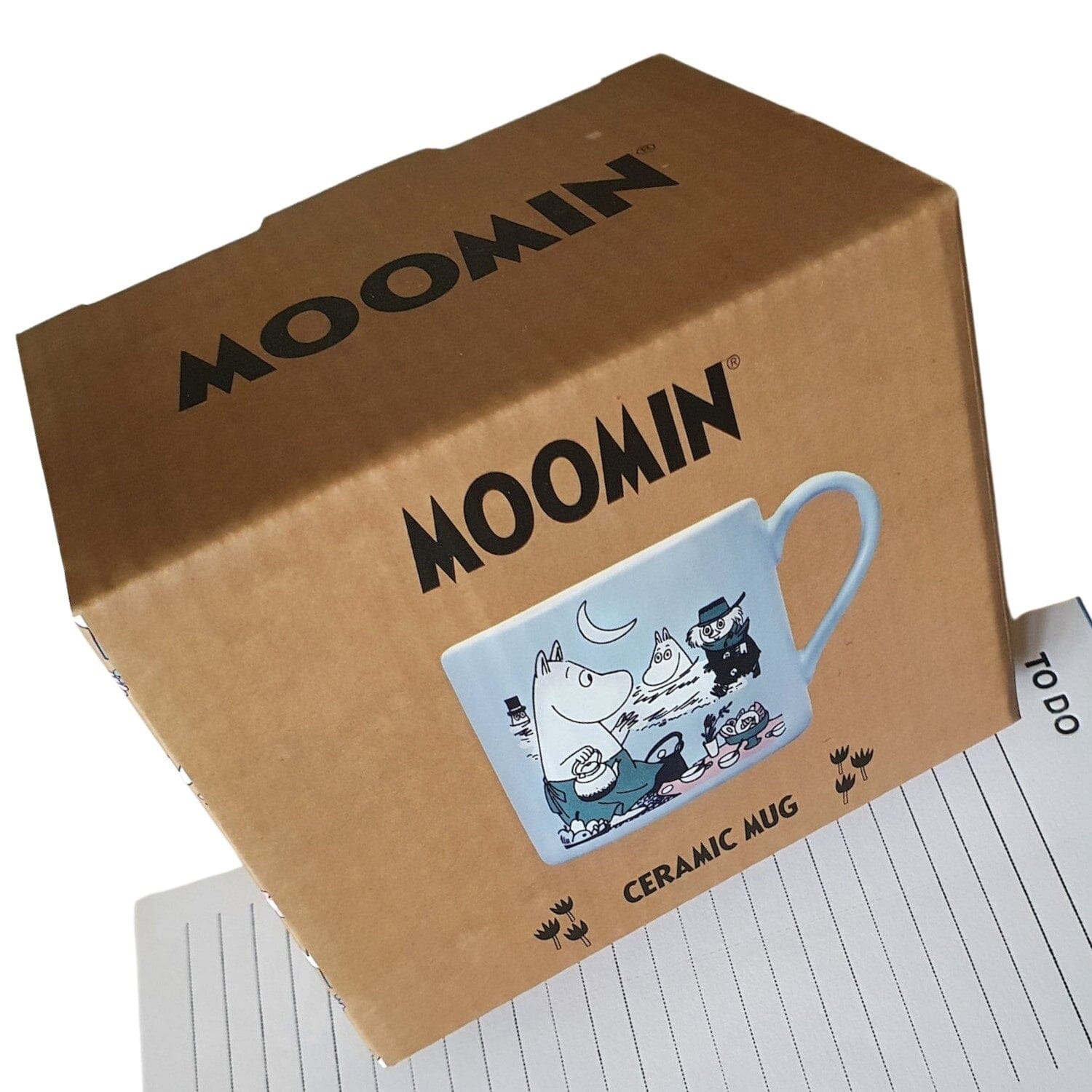 Shruti - Mumin Keramiktasse " Oh, I love Coffee!" blau Becher Half Moon Bay