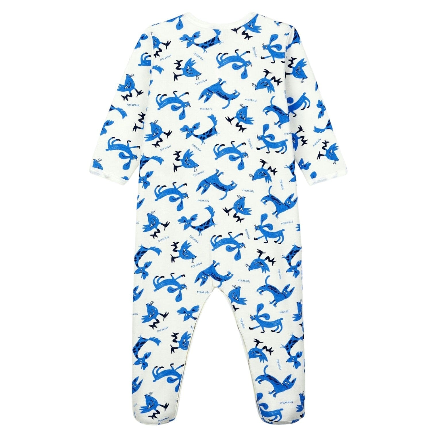 Petit Bateau Bodysuit mit Allover lustigen Tieren aus Baumwolle Einteiler / Bodysuits Petit Bateau