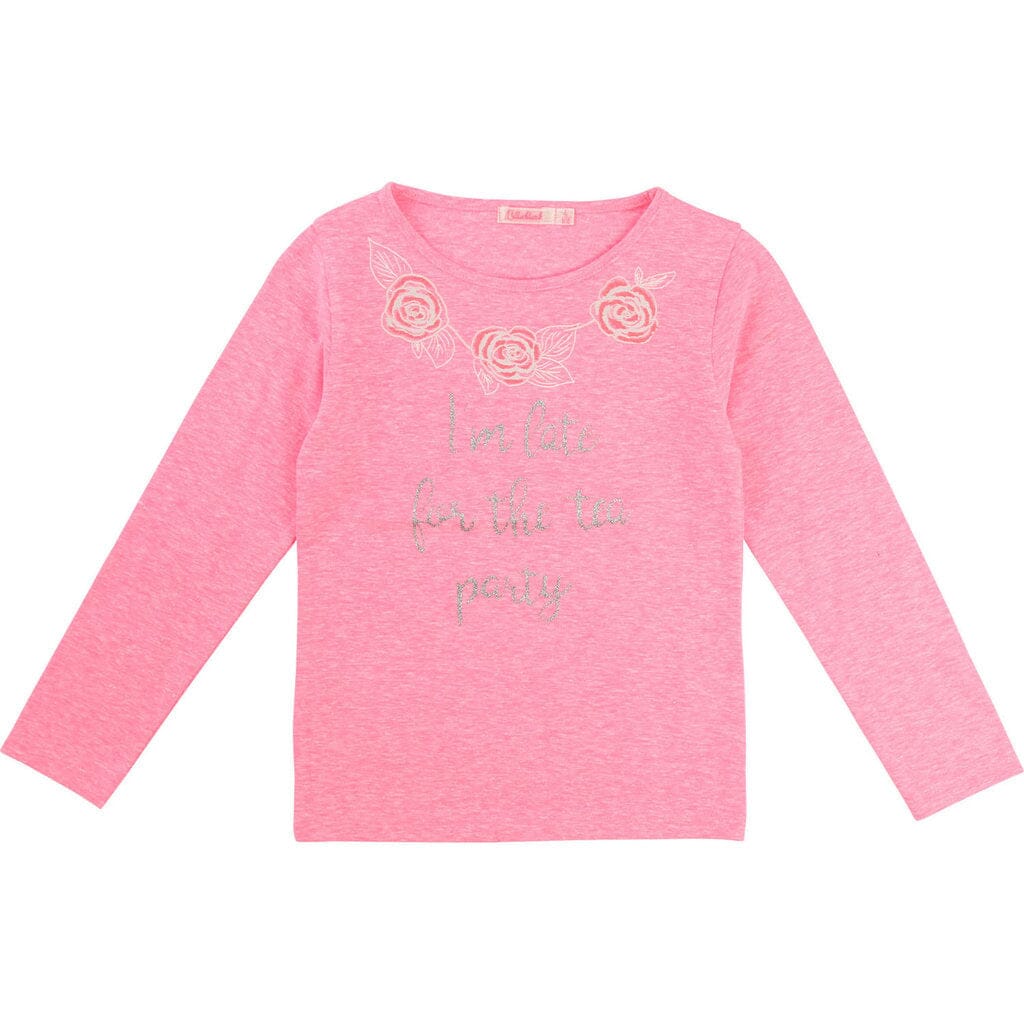 Billieblush Longsleeve Party glitzer Print Langarmshirt Billieblush