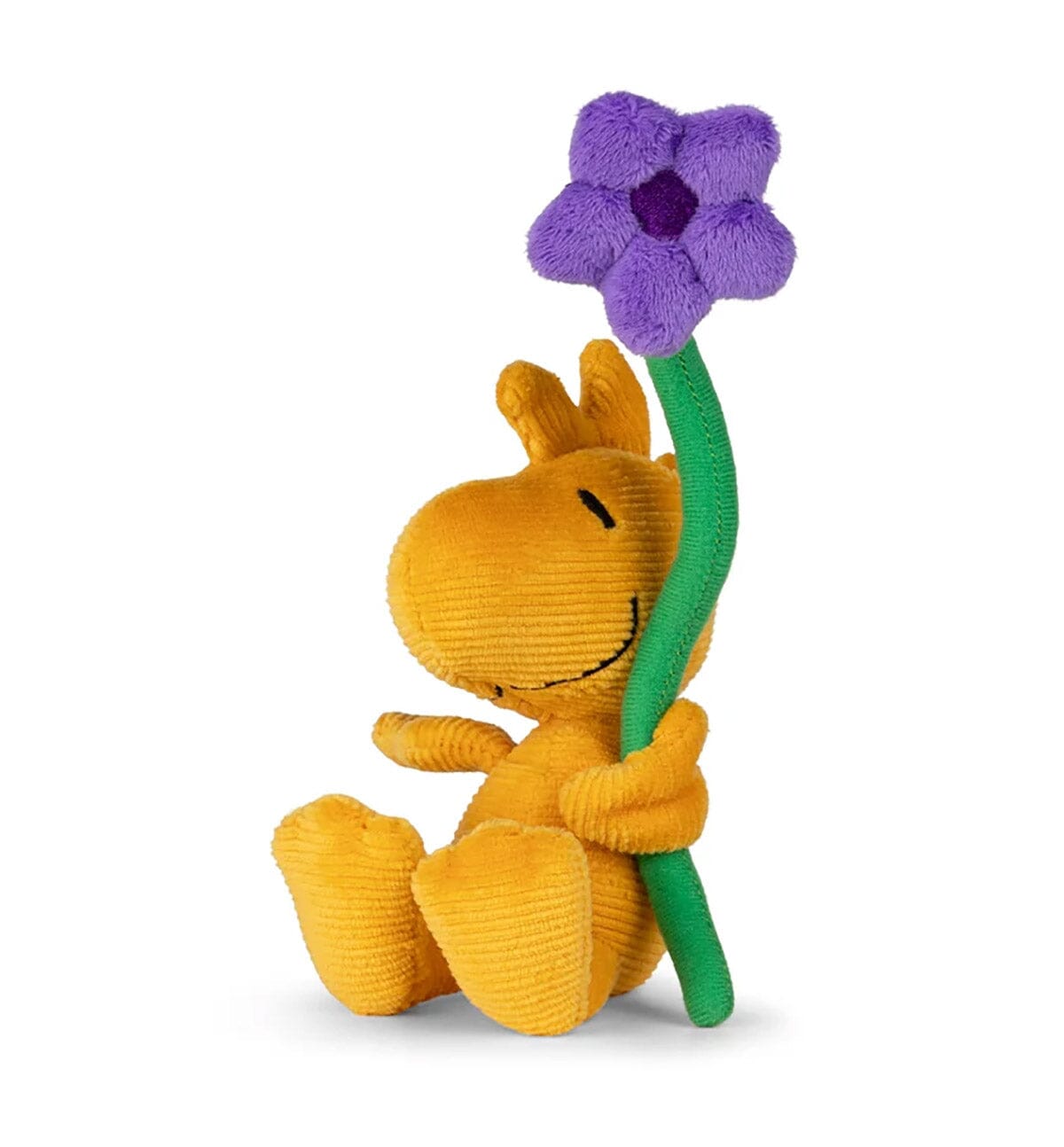 Woodstock Mini Kuscheltier 12 cm mit Blume – Corduroy Edition ©PEANUTS Kuscheltiere Bon Ton Toys