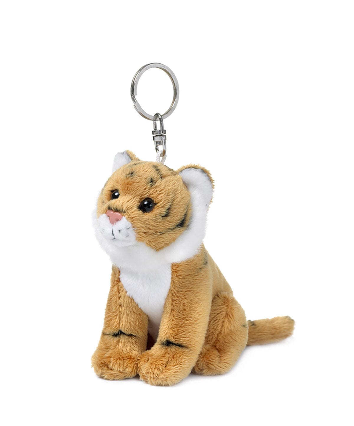 WWF Tiger Schlüsselanhänger 10 cm – BON TON TOYS Kuscheltier hellbraun weiss Schlüsselanhänger Bon Ton Toys