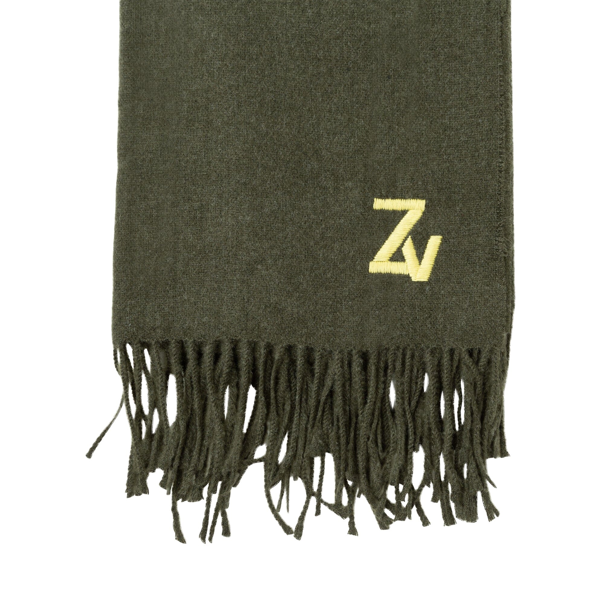 Zadig & Voltaire KIDS Schal khaki mit Logo Stitching Tücher und Schals Zadig & Voltaire