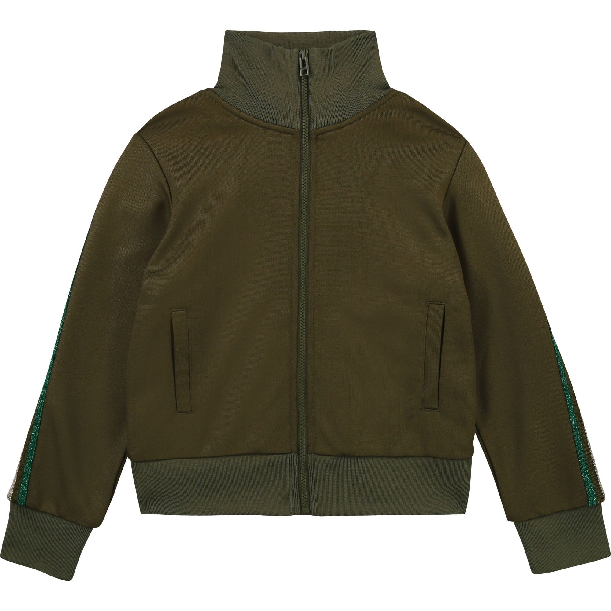 Zadig & Voltaire Trainingsjacke khaki mit Streifen Jacke Zadig & Voltaire