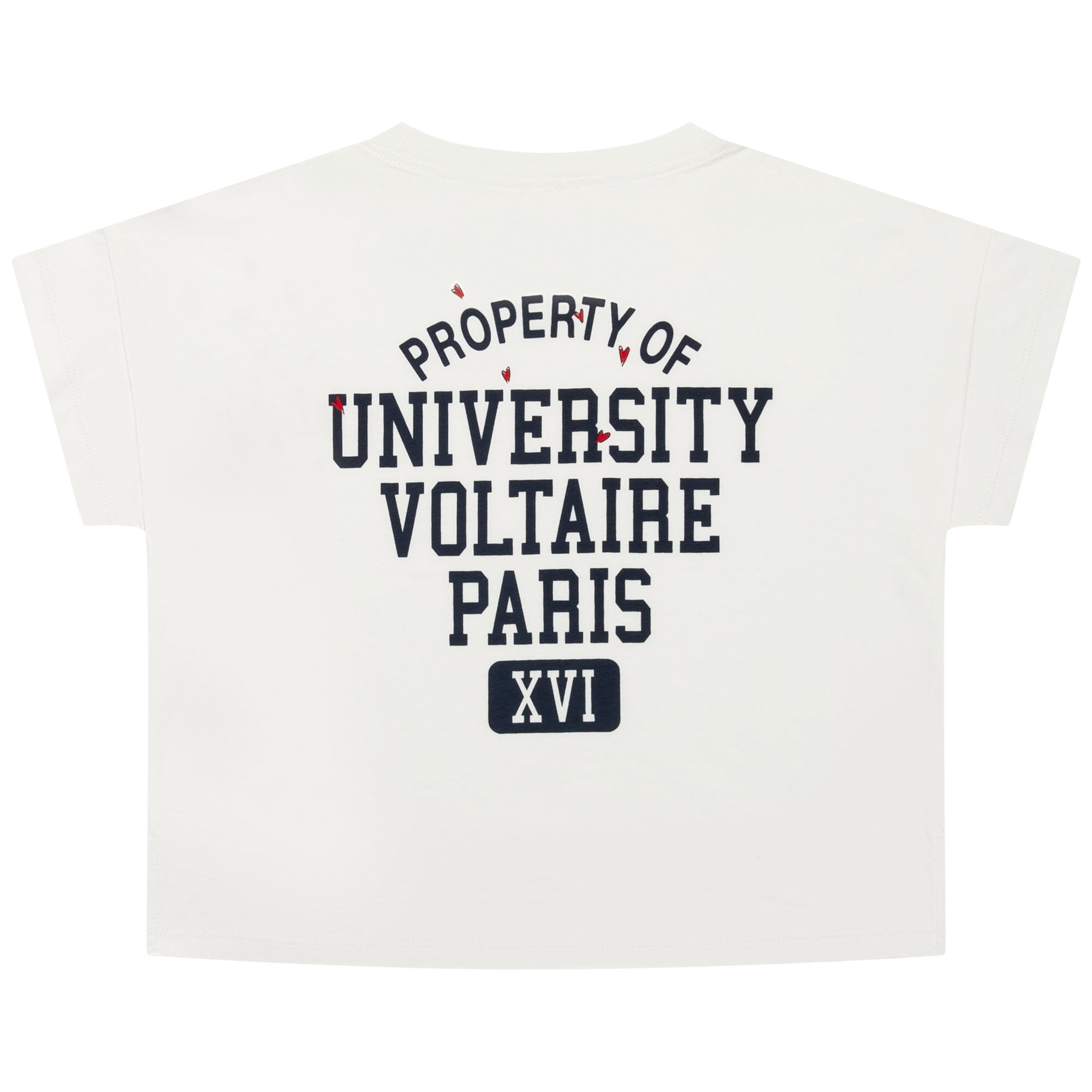 Zadig & Voltaire T-Shirt in creme weiß mit Amour Print T-Shirt Zadig & Voltaire