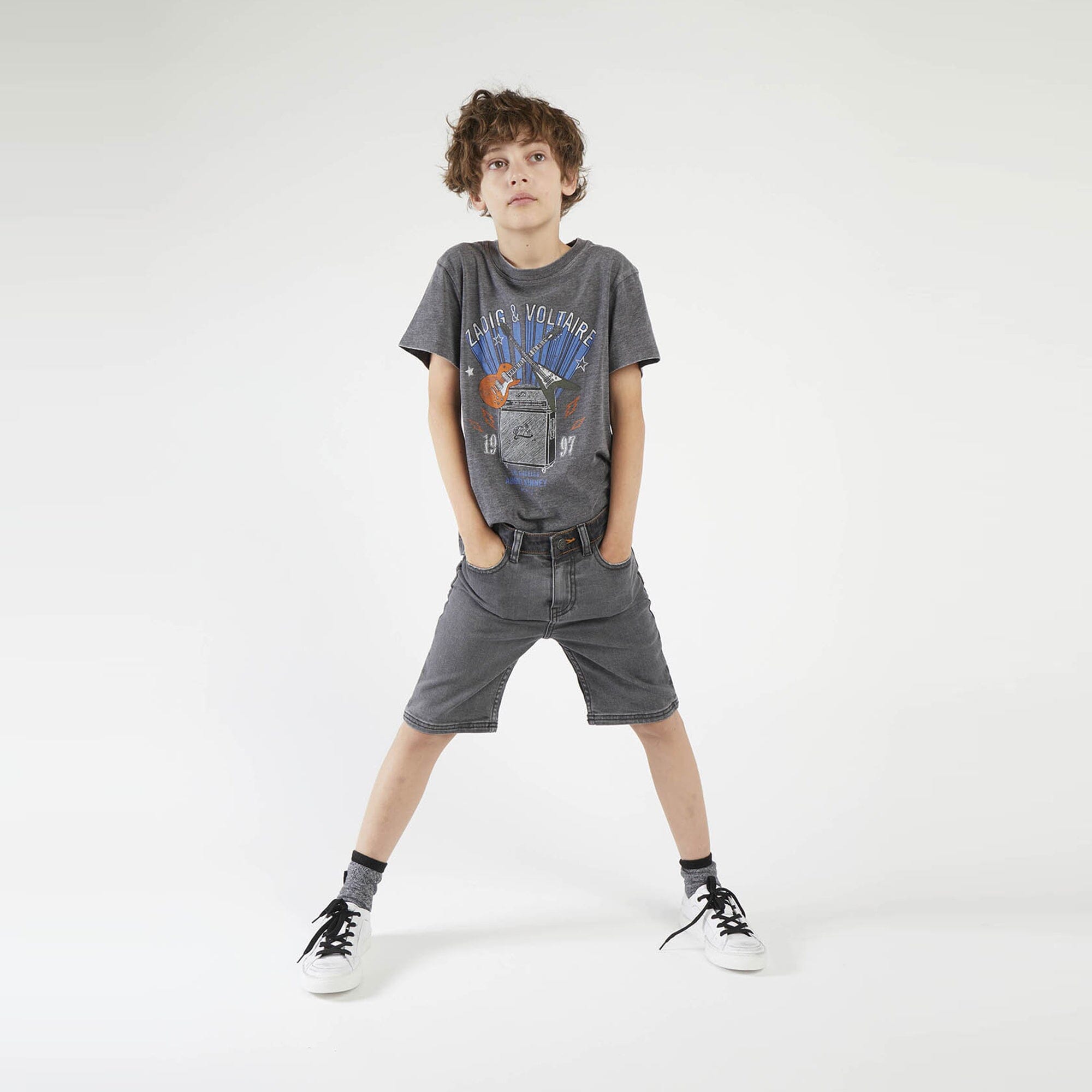 Zadig & Voltaire T-Shirt Abbot Kinney schieferblau T-Shirt Zadig & Voltaire