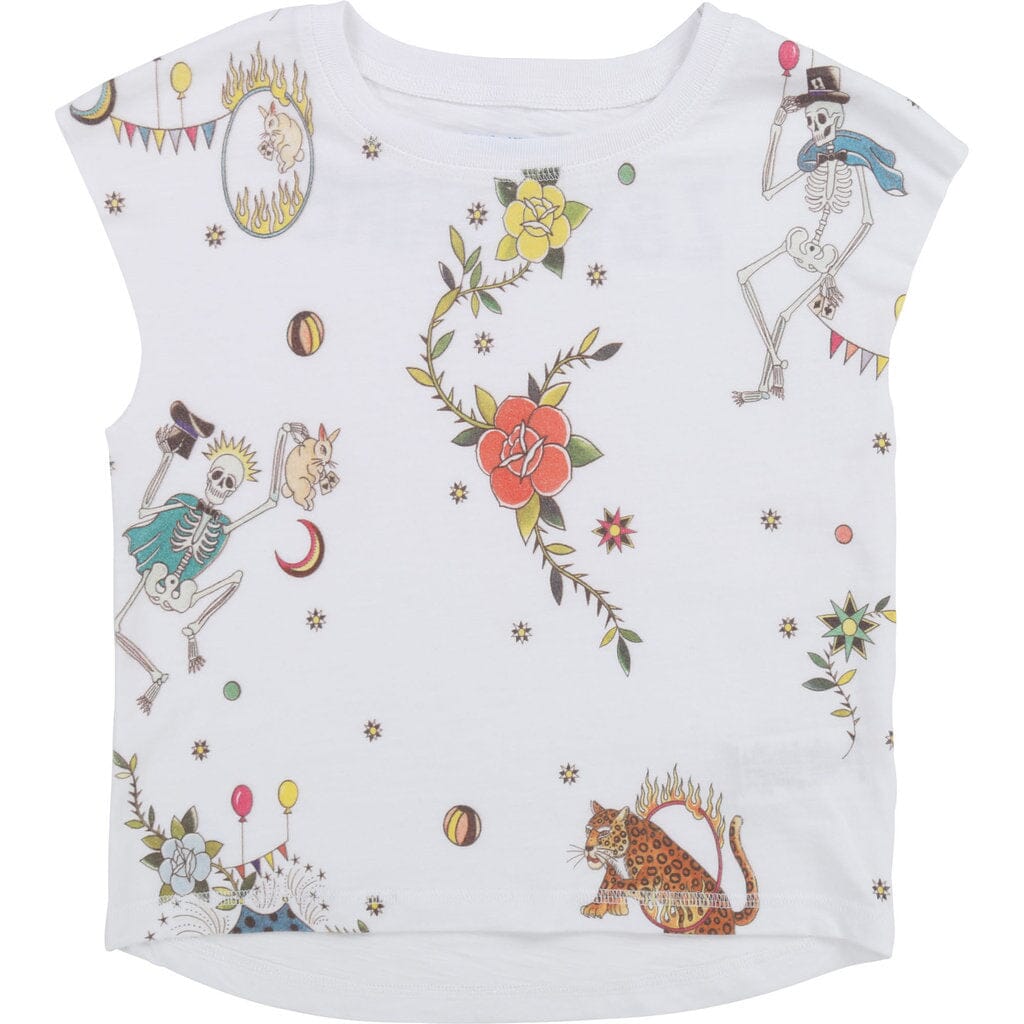 Zadig & Voltaire T-Shirt mit Rosen, Tieren und Skeletten T-Shirt Zadig & Voltaire