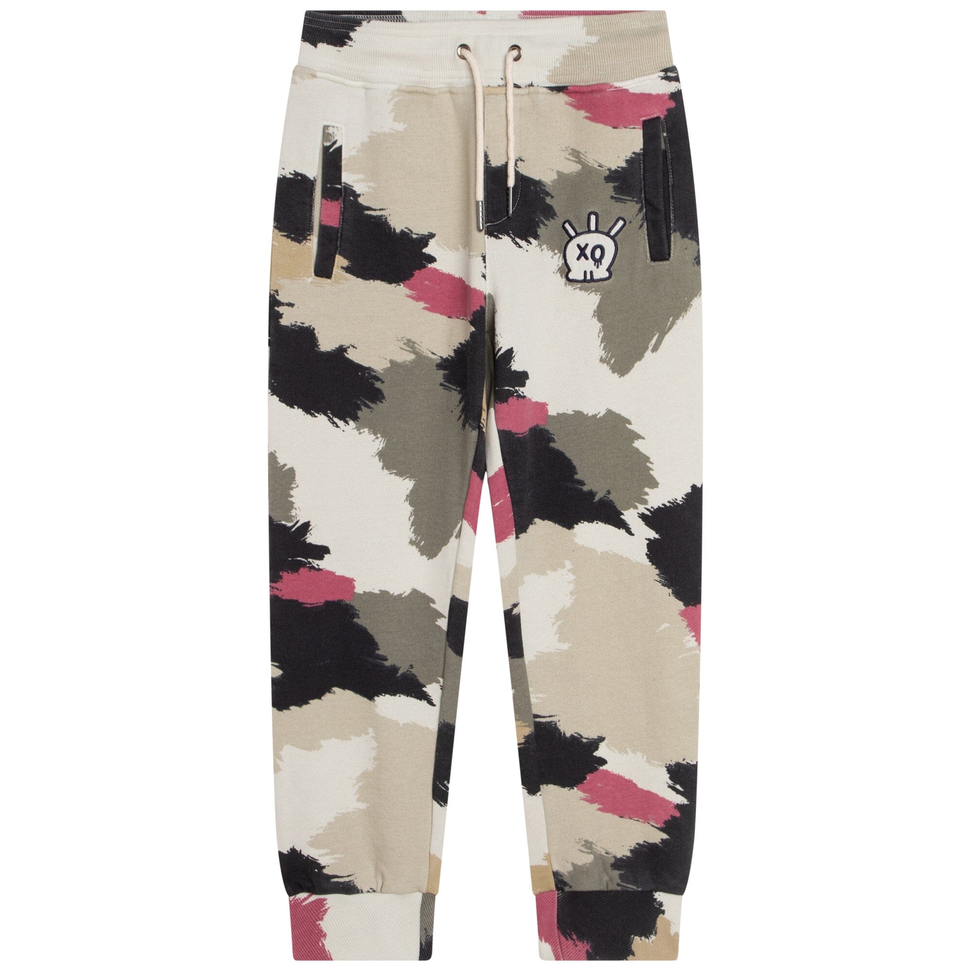 Zadig & Voltaire Jogginghose Camouflage khaki-rot Hose Zadig & Voltaire
