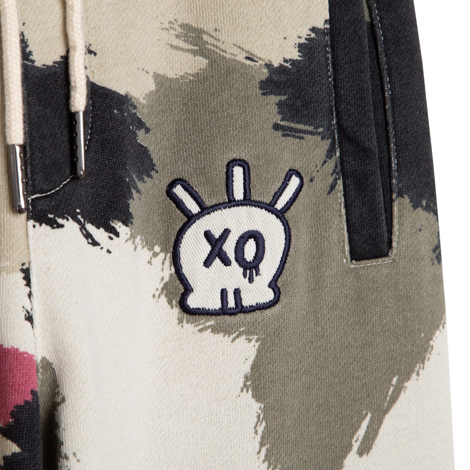 Zadig & Voltaire Jogginghose Camouflage khaki-rot Hose Zadig & Voltaire