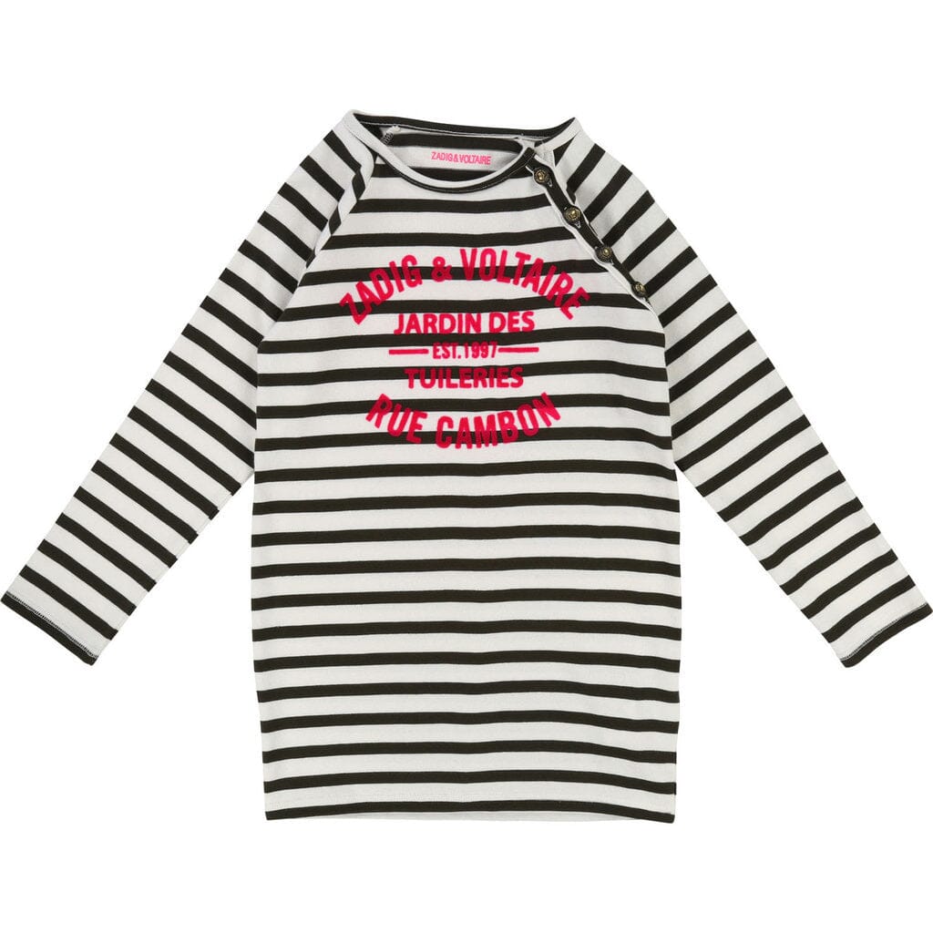 Zadig & Voltaire Kleid khaki creme pink Kleid Zadig & Voltaire