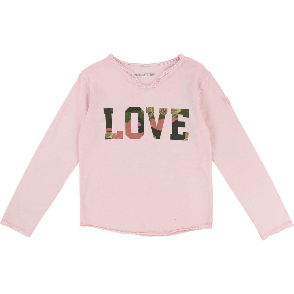 Zadig & Voltaire Longsleeve Love Camouflage Print Langarmshirt Zadig & Voltaire