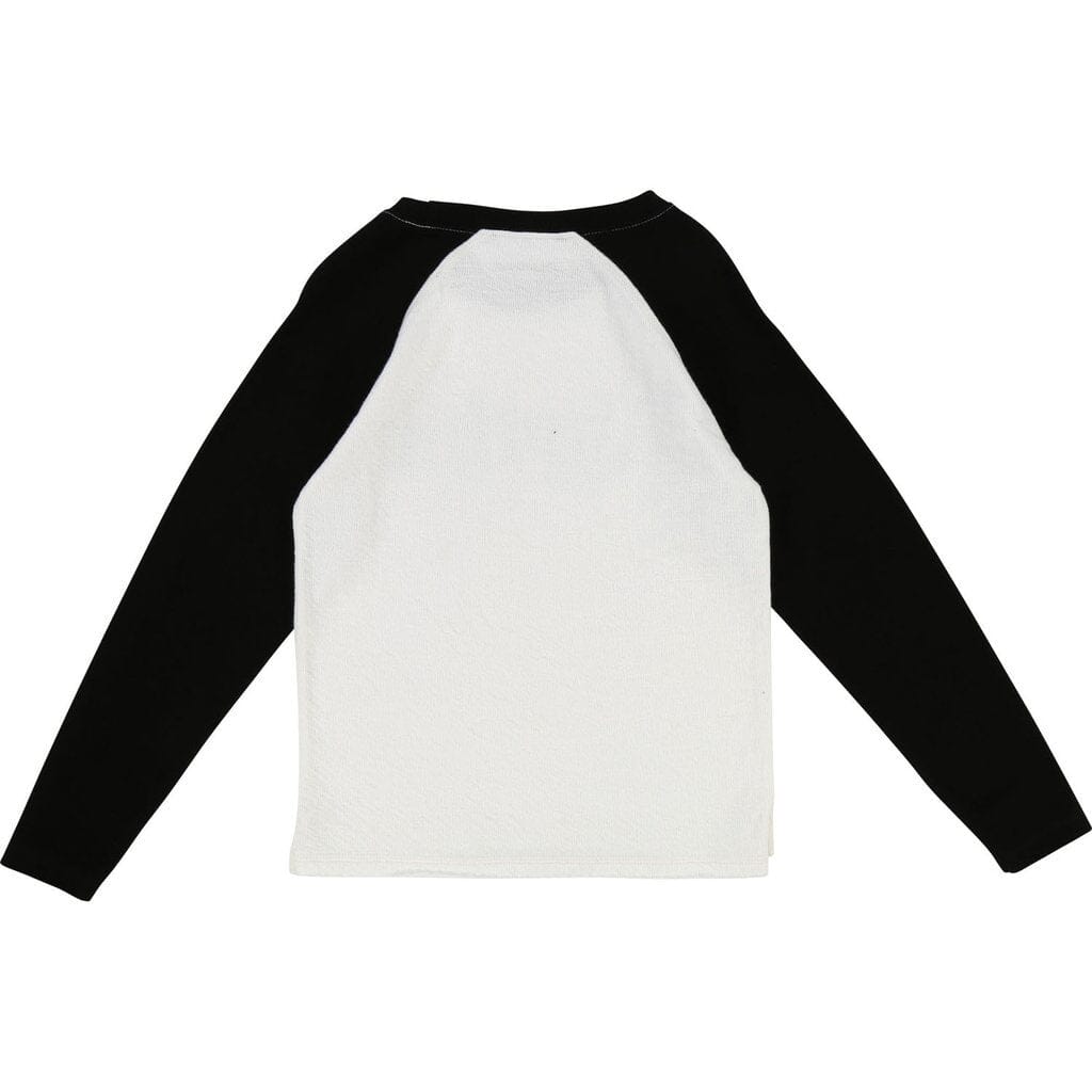 Zadig & Voltaire Longsleeve Rythm ecrú schwarz Langarmshirt Zadig & Voltaire