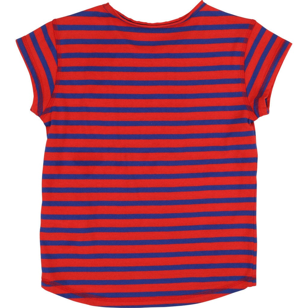 Zadig & Voltaire T-Shirt blau rot gestreift T-Shirt Zadig & Voltaire