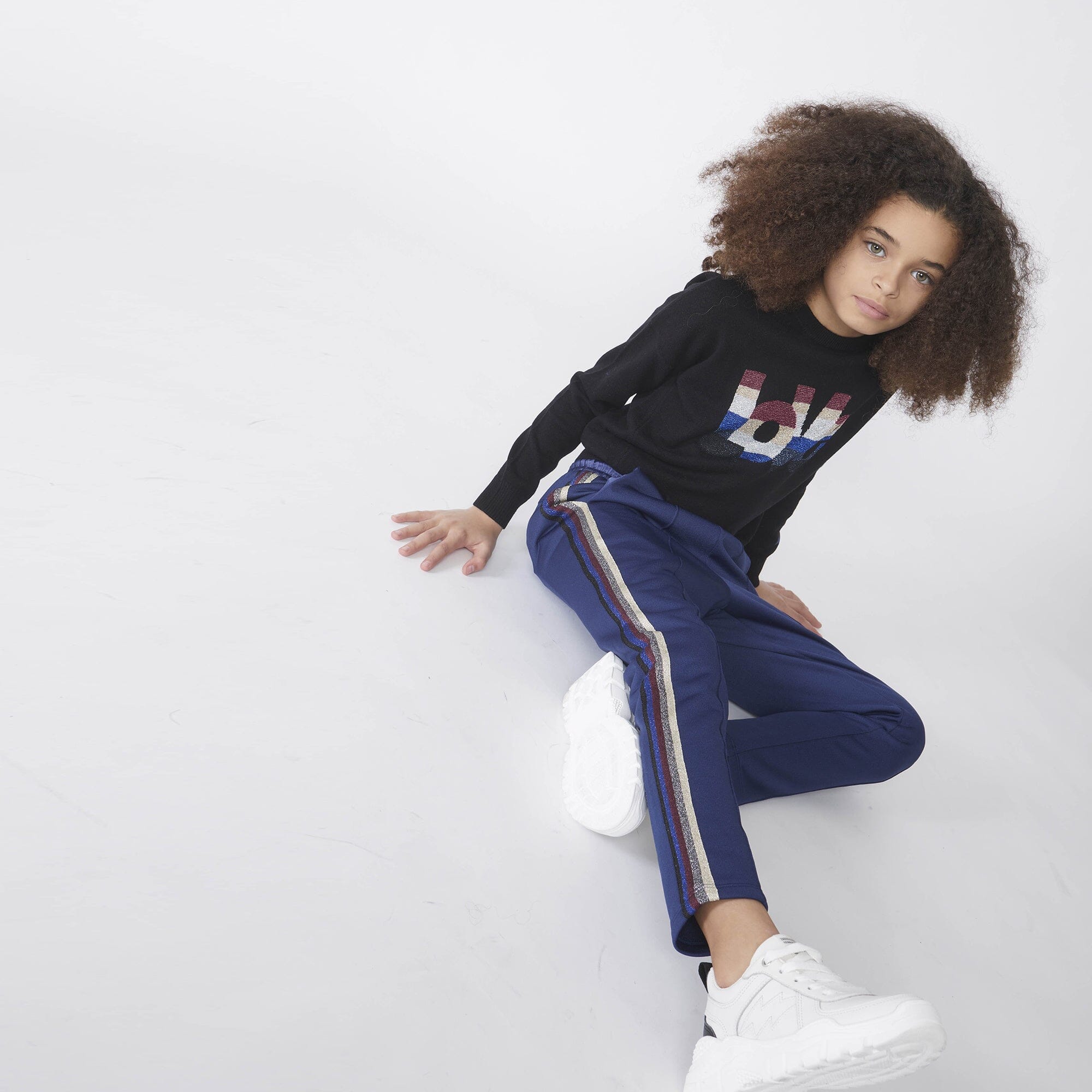 Zadig & Voltaire Jogginghose blau mit Streifen Hose Zadig & Voltaire