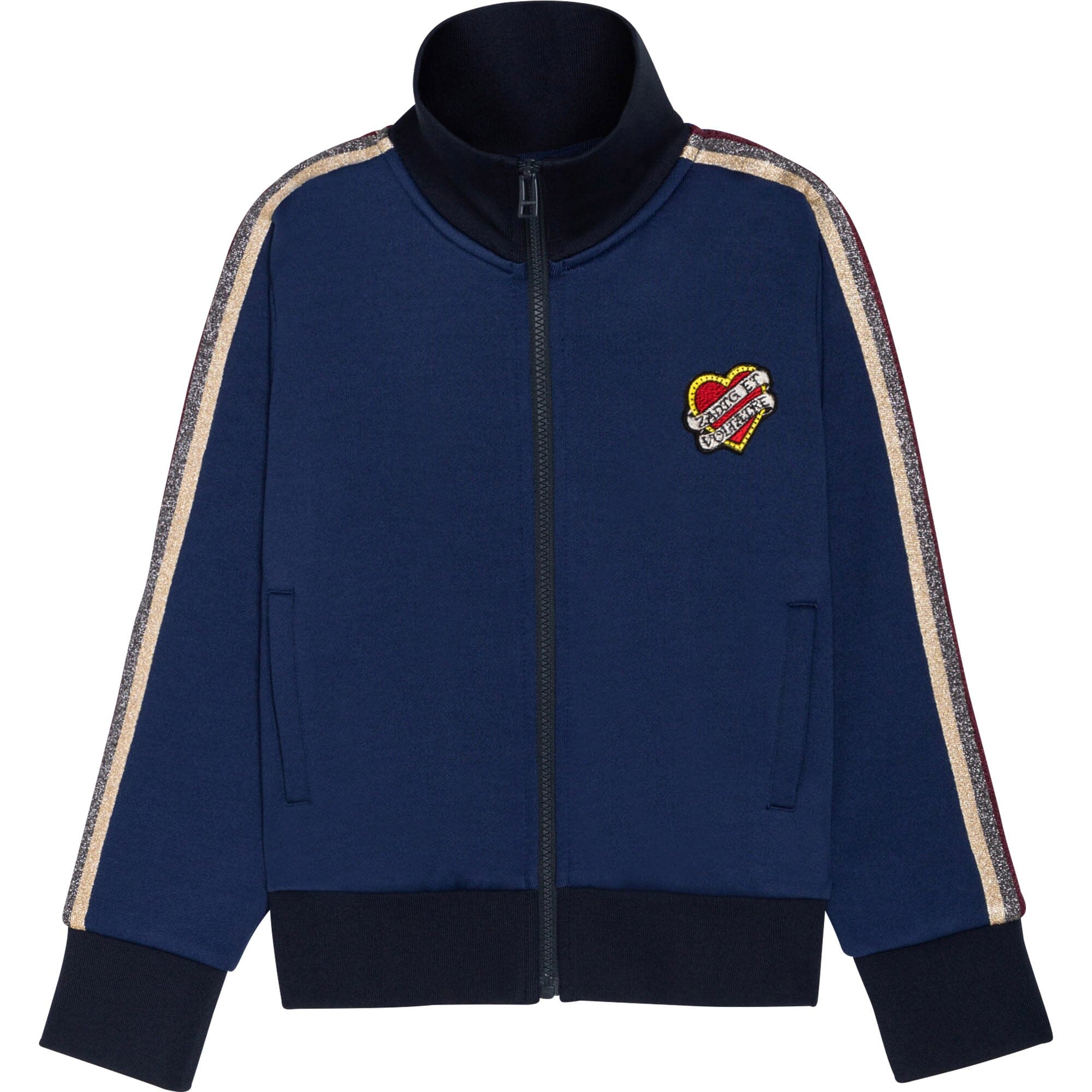 Zadig & Voltaire Trainingsjacke blau mit Streifen Jacke Zadig & Voltaire