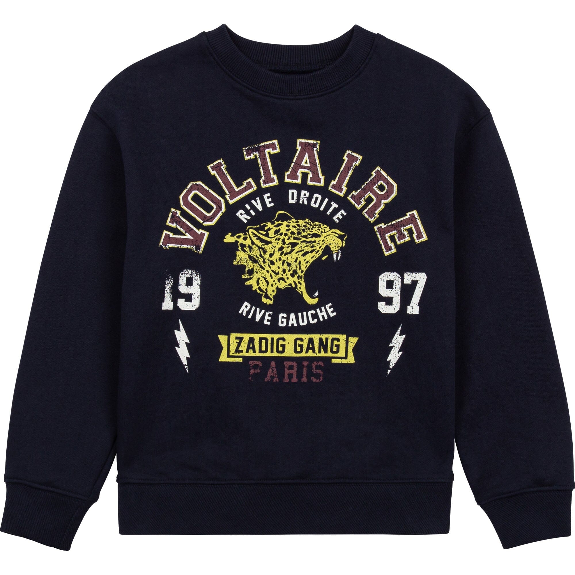 Zadig & Voltaire Sweatshirt nachtblau wild cats Sweatshirt Zadig & Voltaire