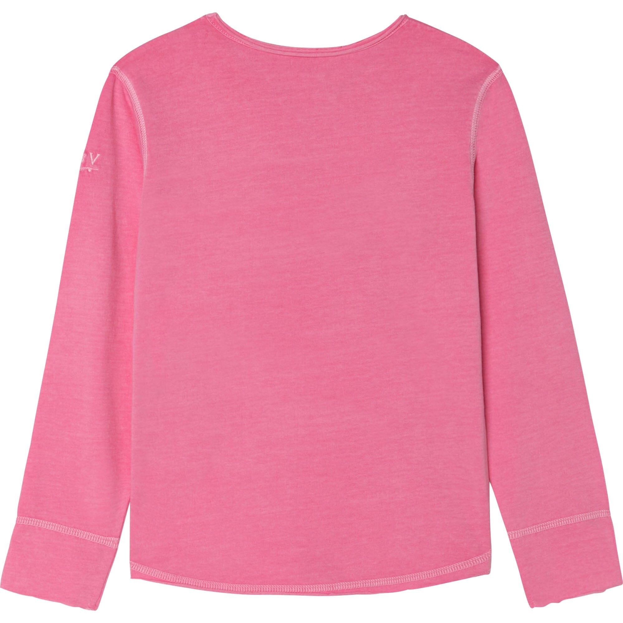 Zadig & Voltaire Longsleeve pink mit großen Schriftzügen Langarmshirt Zadig & Voltaire