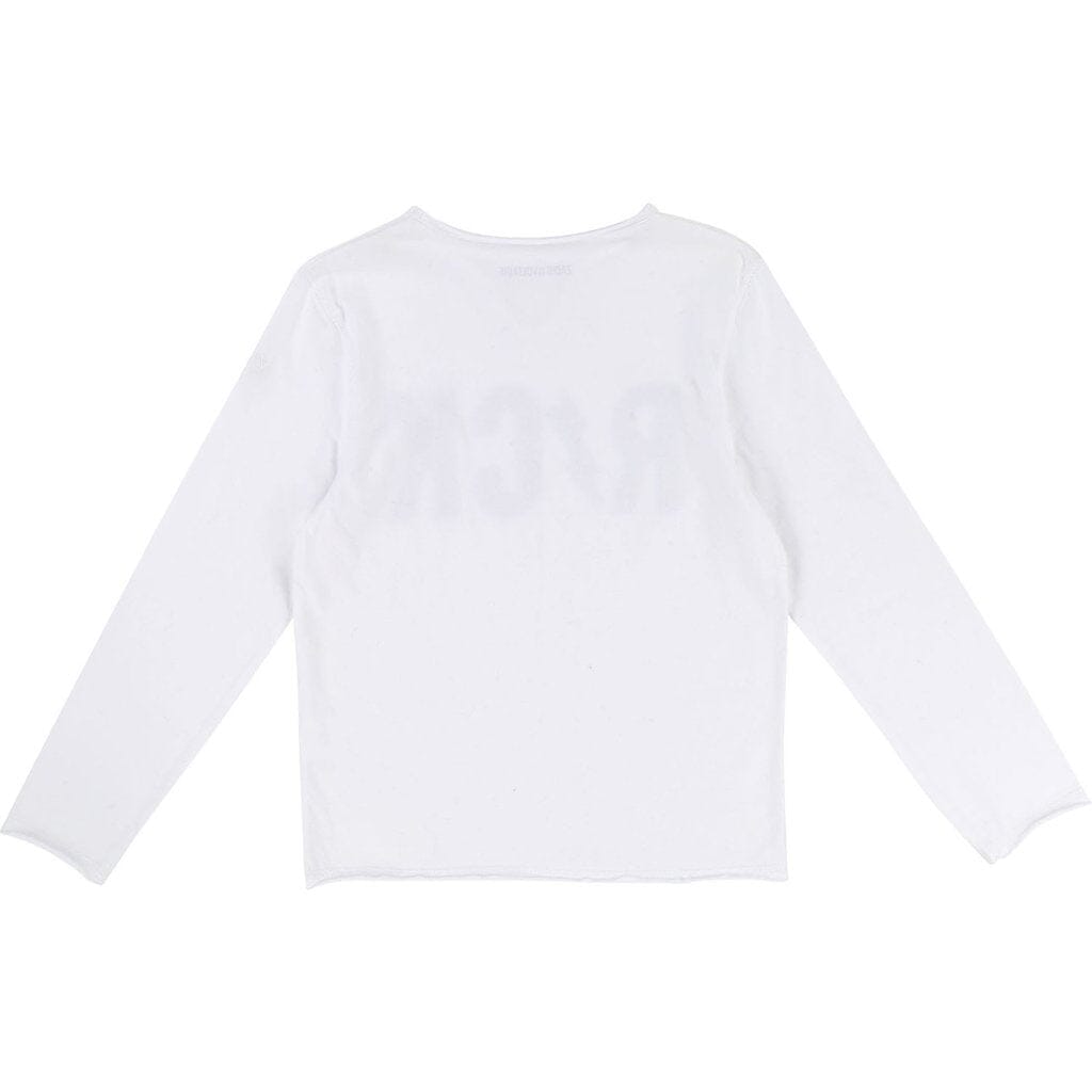 Zadig & Voltaire Longsleeve Rock weiß Blitz Langarmshirt Zadig & Voltaire