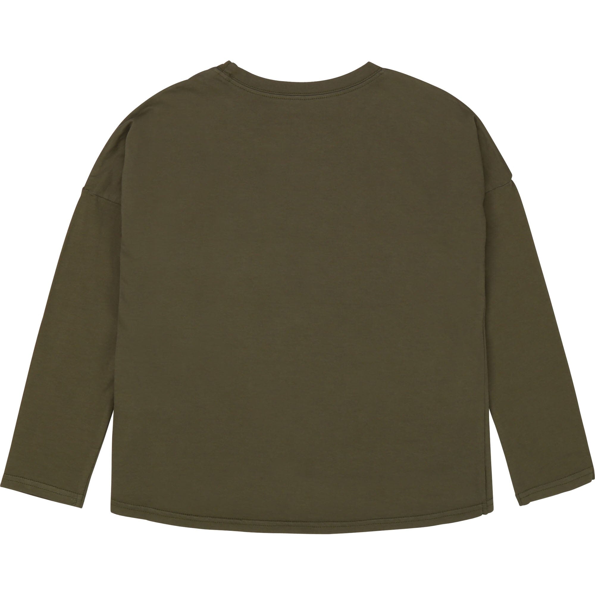 Zadig & Voltaire Longsleeve schwarz mit Glitzer Leopard khaki Langarmshirt Zadig & Voltaire