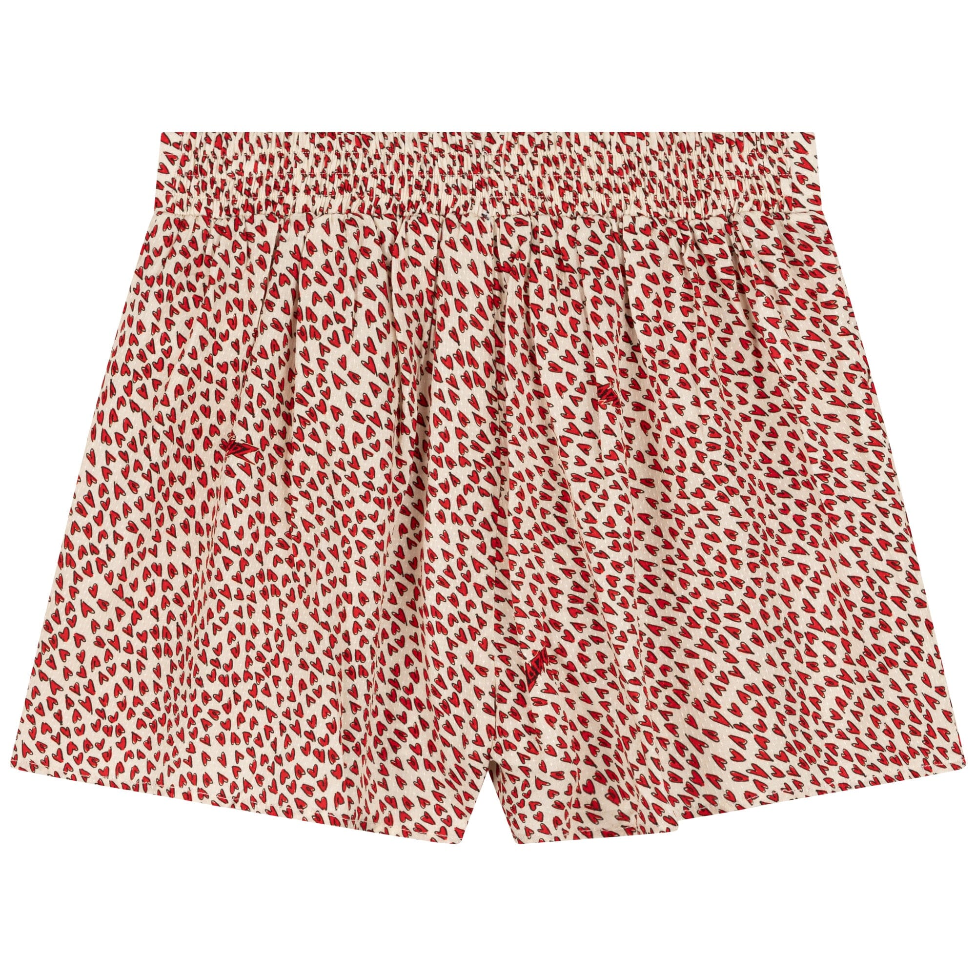 Zadig & Voltaire Viskose Shorts mit allover Herzen Print Shorts Zadig & Voltaire