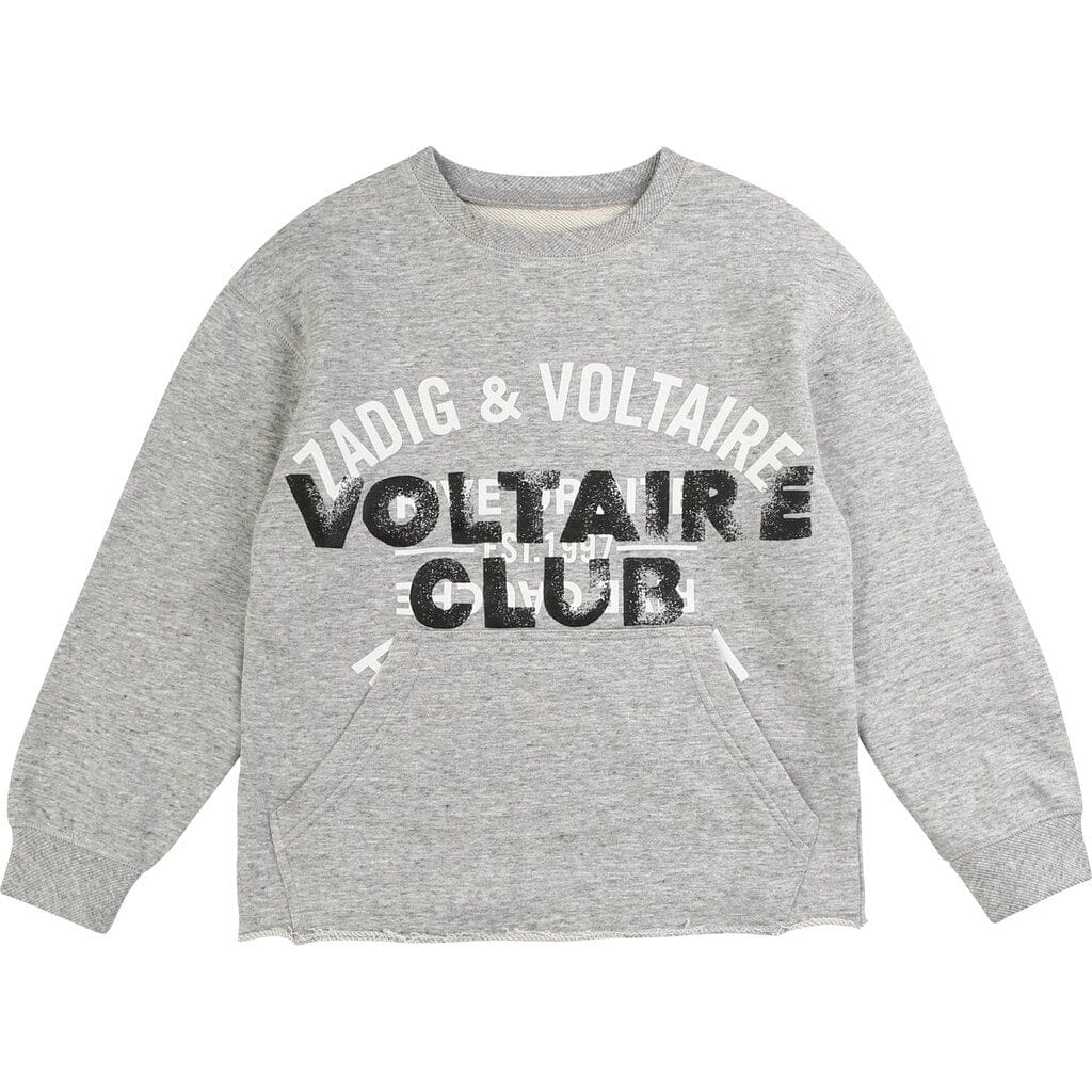 Zadig & Voltaire Sweatshirt grau mit Print Sweatshirt Zadig & Voltaire