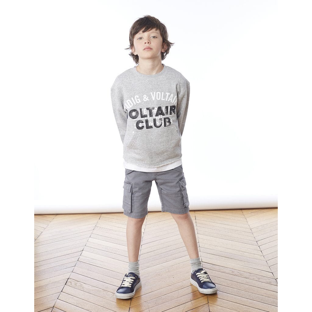 Zadig & Voltaire Sweatshirt grau mit Print Sweatshirt Zadig & Voltaire