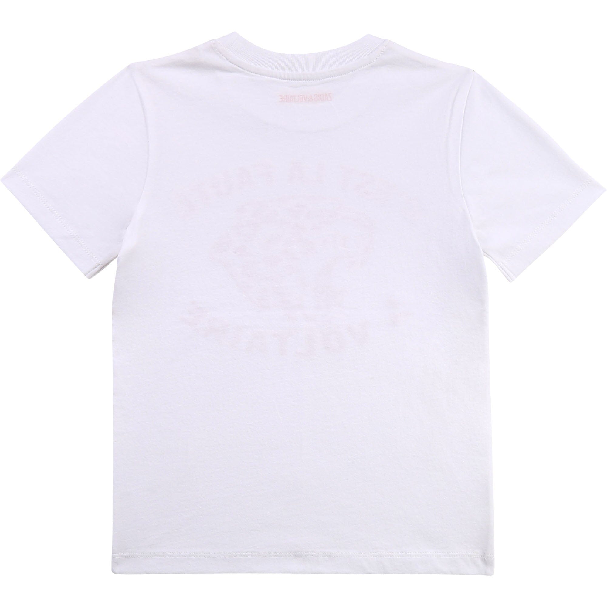 Zadig & Voltaire T-Shirt mit Flockprint Leopard weiß T-Shirt Zadig & Voltaire