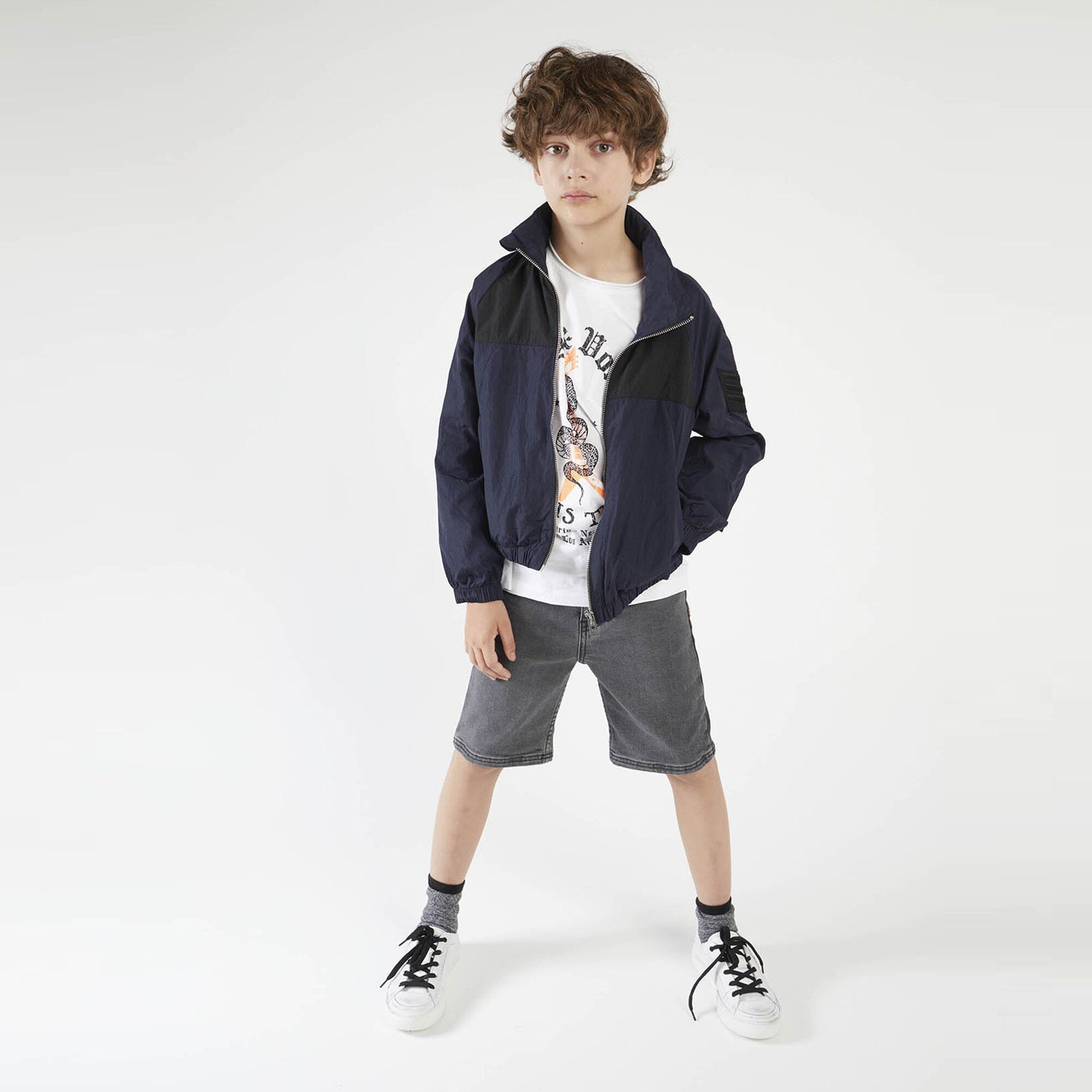 Zadig & Voltaire T-Shirt Schlange und Logo weiß T-Shirt Zadig & Voltaire