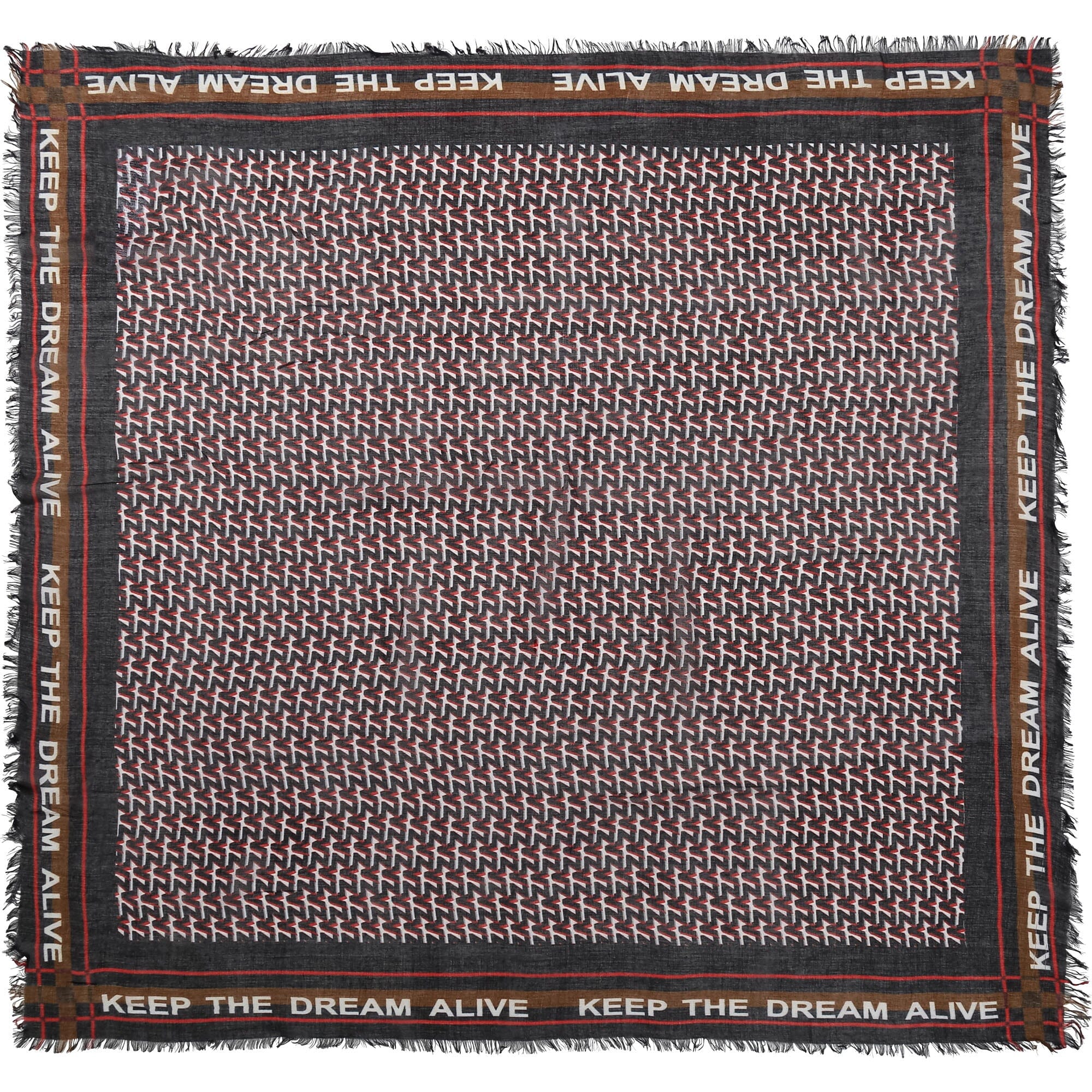 Zadig & Voltaire Schal Tuch Allover Monogramm Print Tücher und Schals Zadig & Voltaire