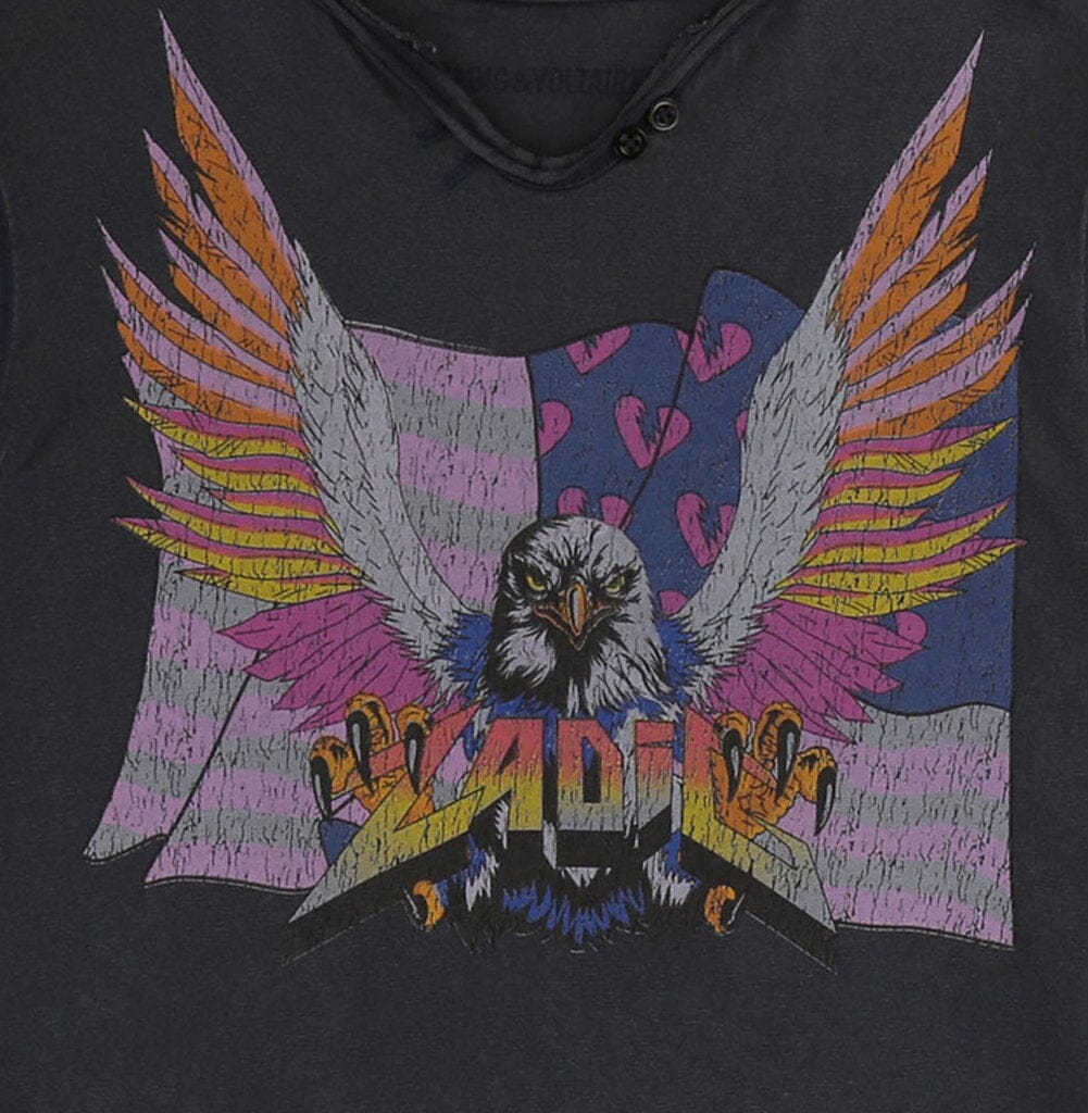 Zadig & Voltaire Longsleeve Adler Print Langarmshirt Zadig & Voltaire