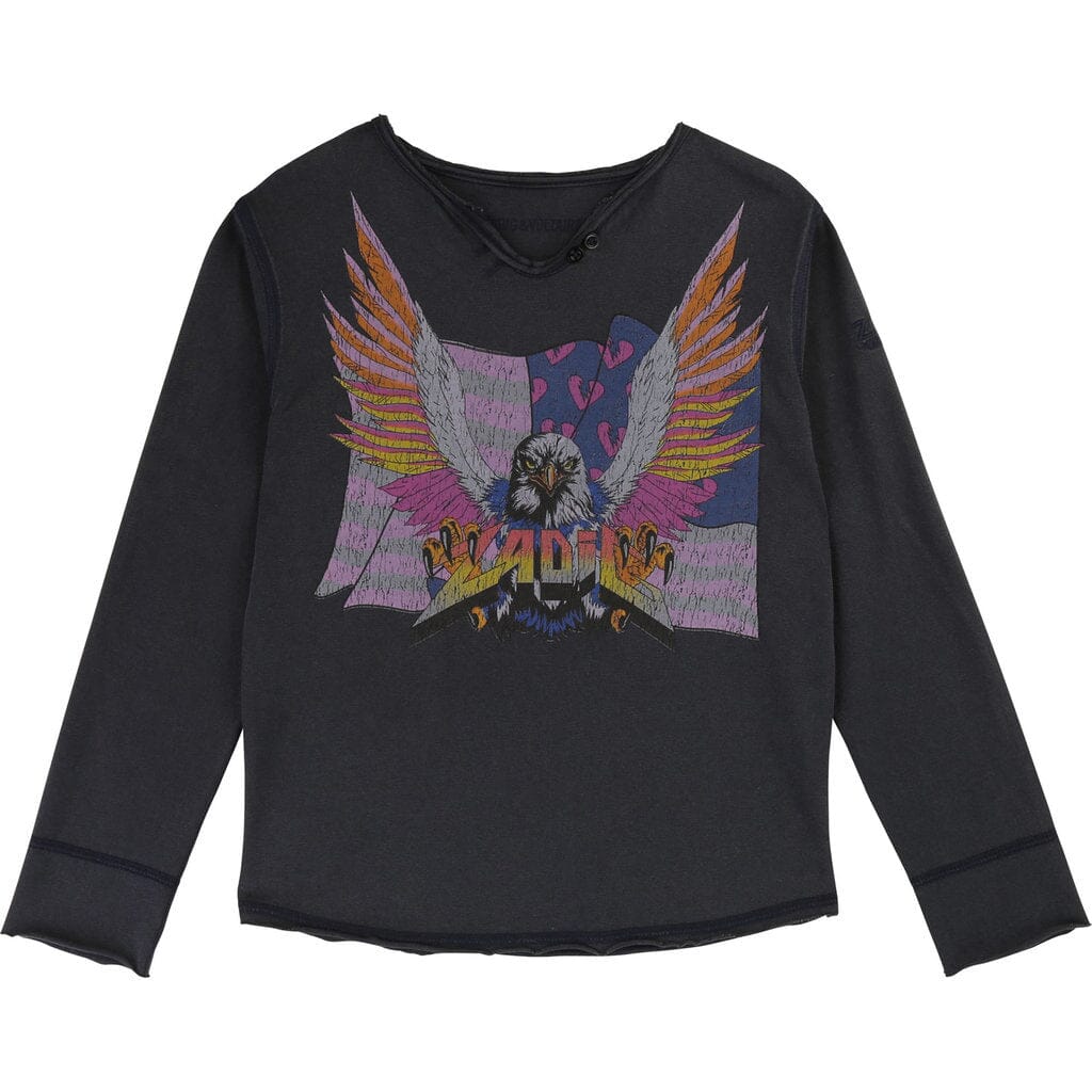 Zadig & Voltaire Longsleeve Adler Print Langarmshirt Zadig & Voltaire