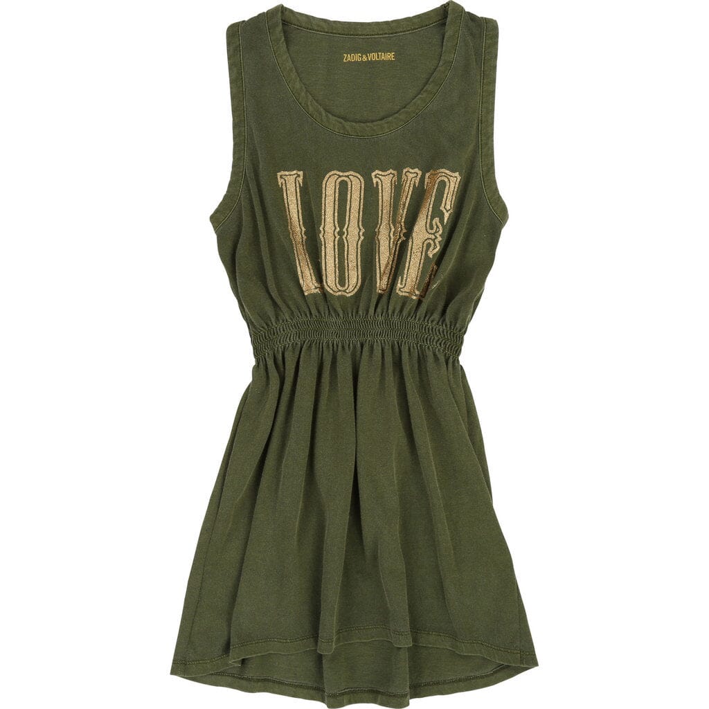 Zadig & Voltaire Kleid Love khaki gold Kleid Zadig & Voltaire