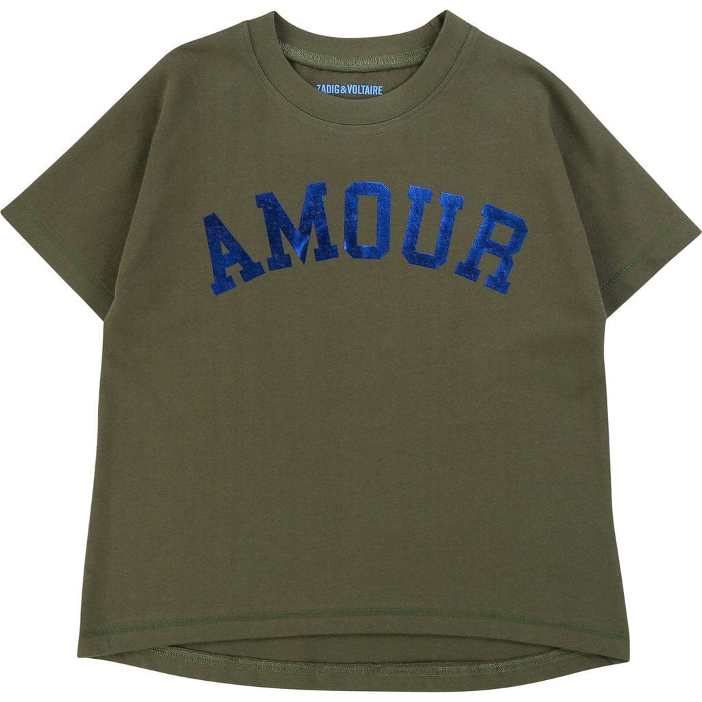 Zadig & Voltaire T-Shirt AMOUR khaki T-Shirt Zadig & Voltaire
