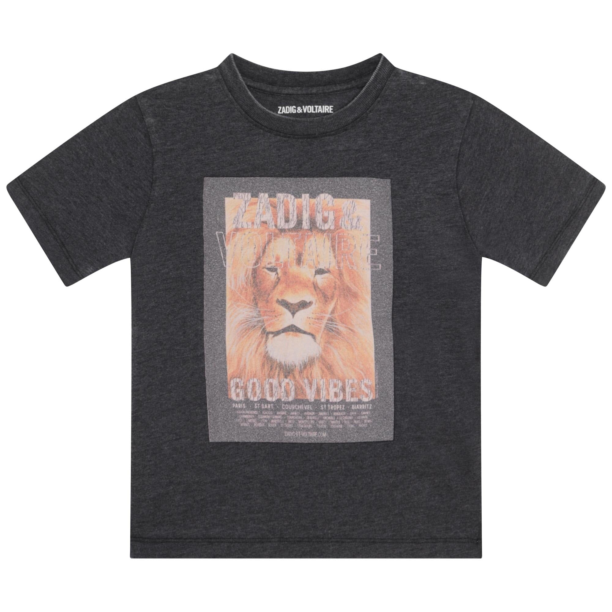 Zadig & Voltaire T-Shirt mit Print Löwe und Logo T-Shirt Zadig & Voltaire