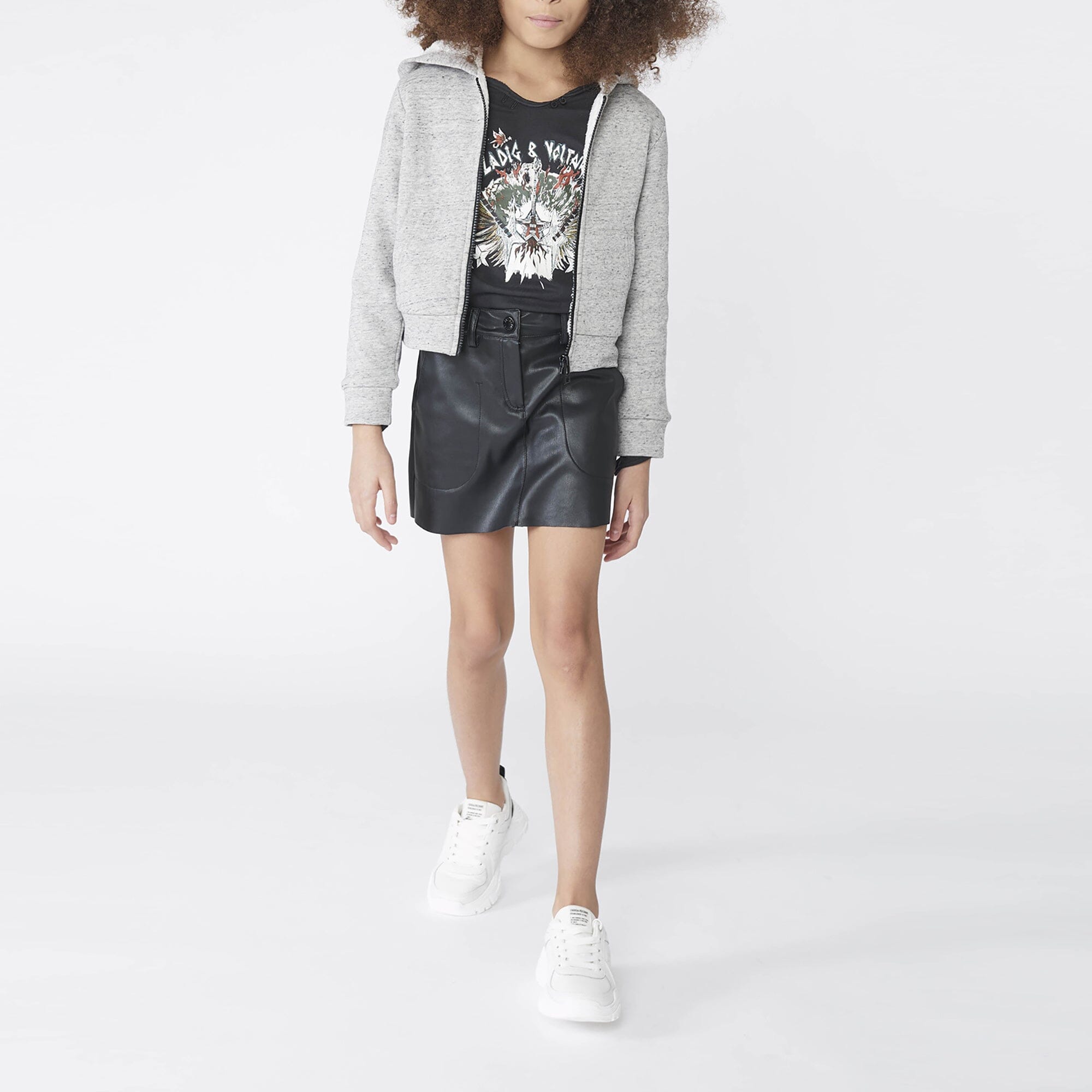 Zadig & Voltaire Langarmshirt: Ein Hit für Kids mit E-Gitarren-Print Langarmshirt Zadig & Voltaire