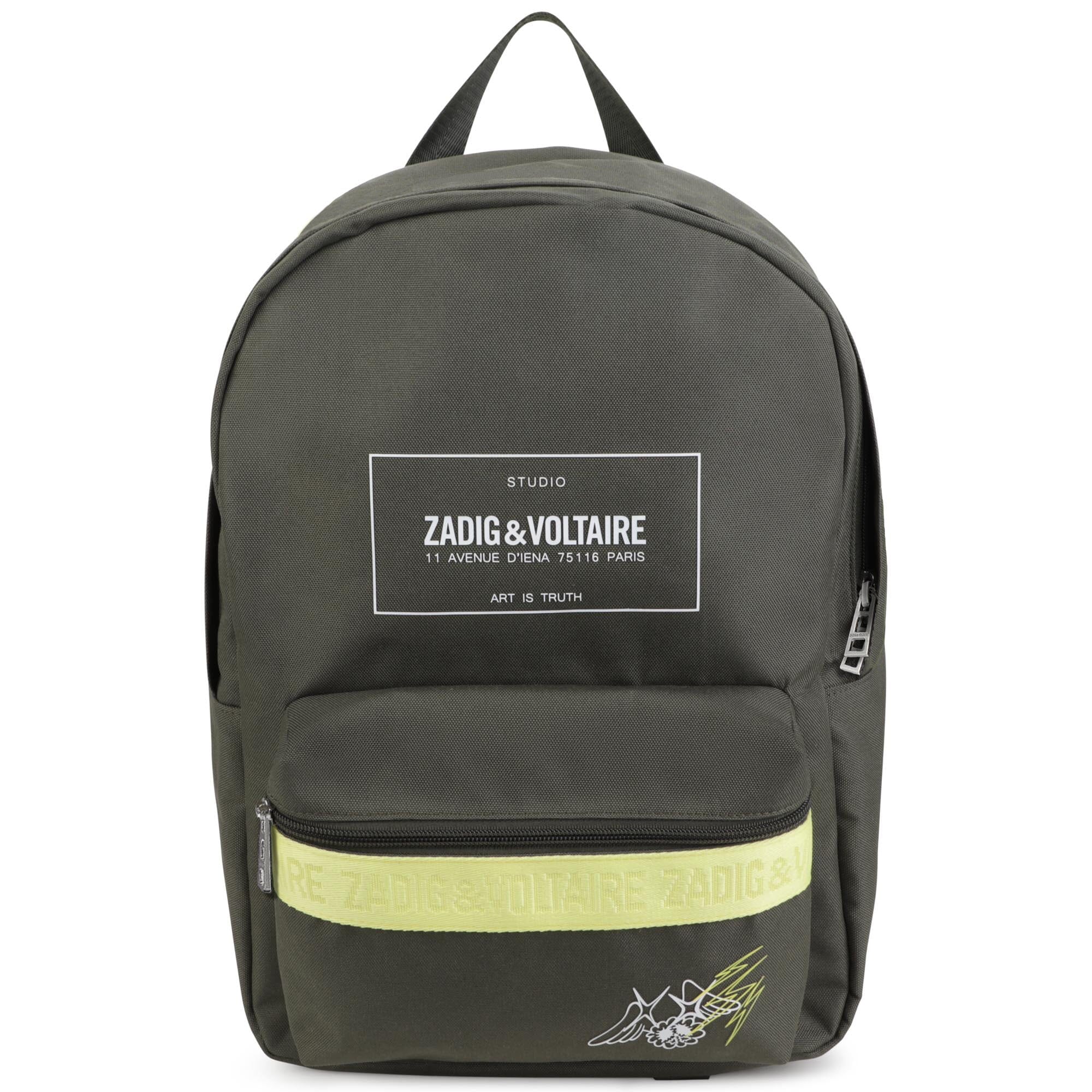 Zadig & Voltaire Rucksack grün mit gelben Akzenten Rucksäcke Zadig & Voltaire