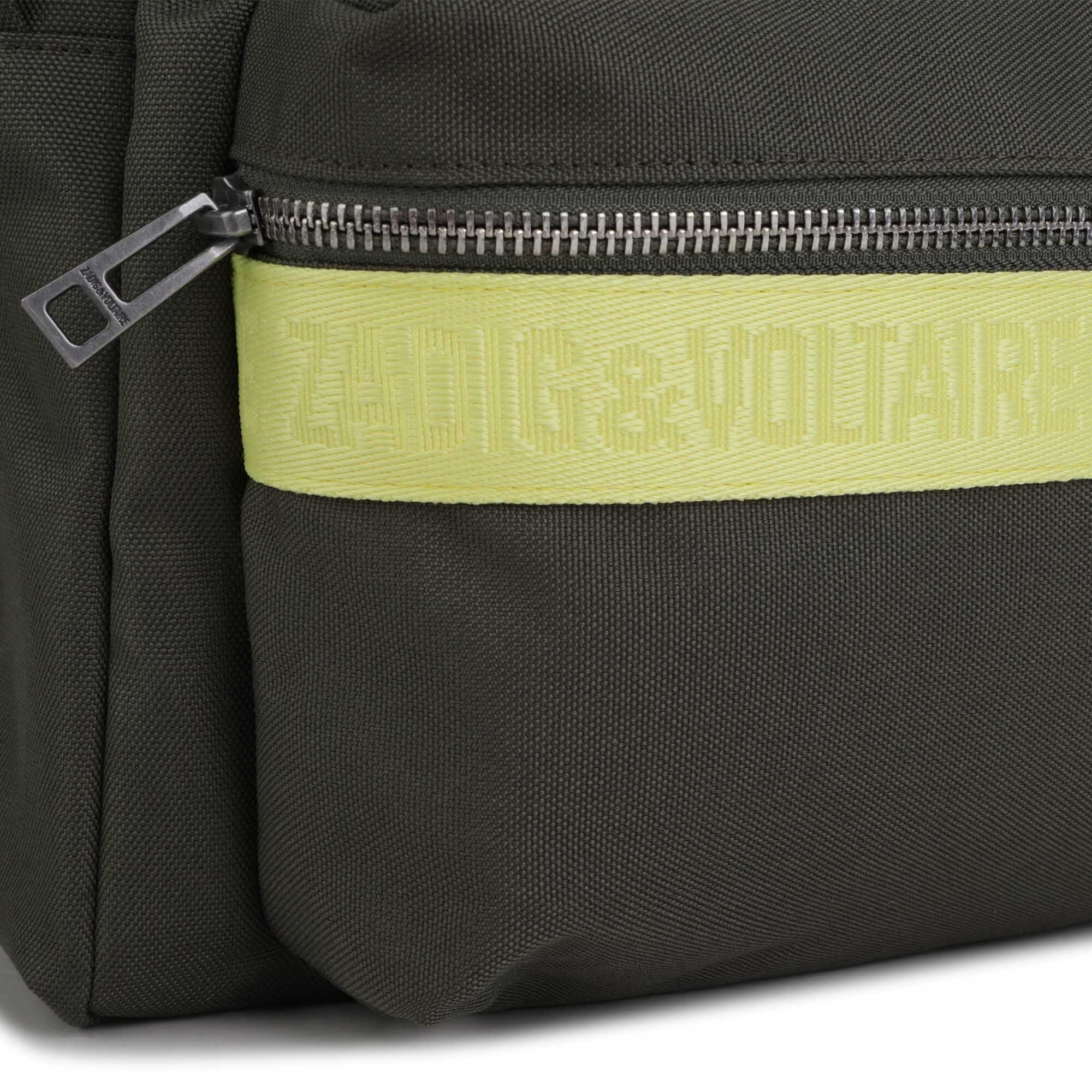 Zadig & Voltaire Rucksack grün mit gelben Akzenten Rucksäcke Zadig & Voltaire