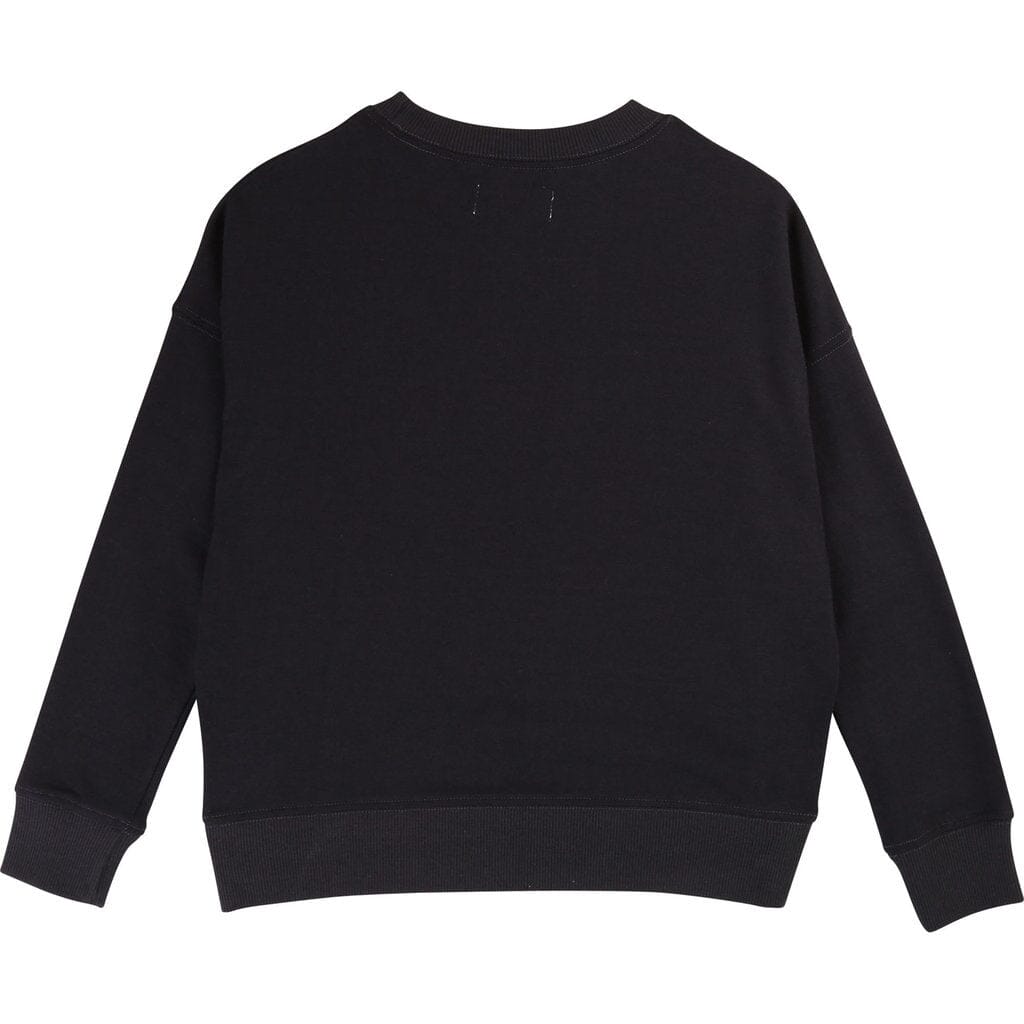 Zadig & Voltaire Sweatshirt schwarz silber metallic Sweatshirt Zadig & Voltaire