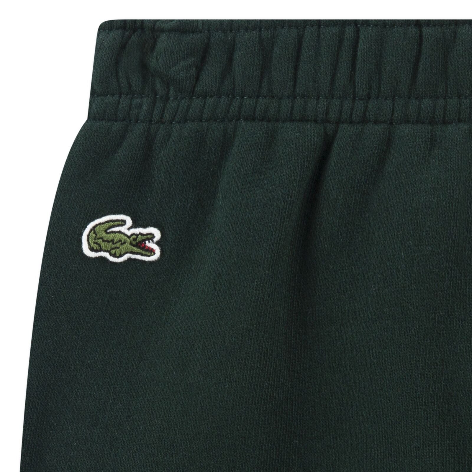 Lacoste Baby Fleece Set Forest Green mit Krokodil grün 2 Teiler