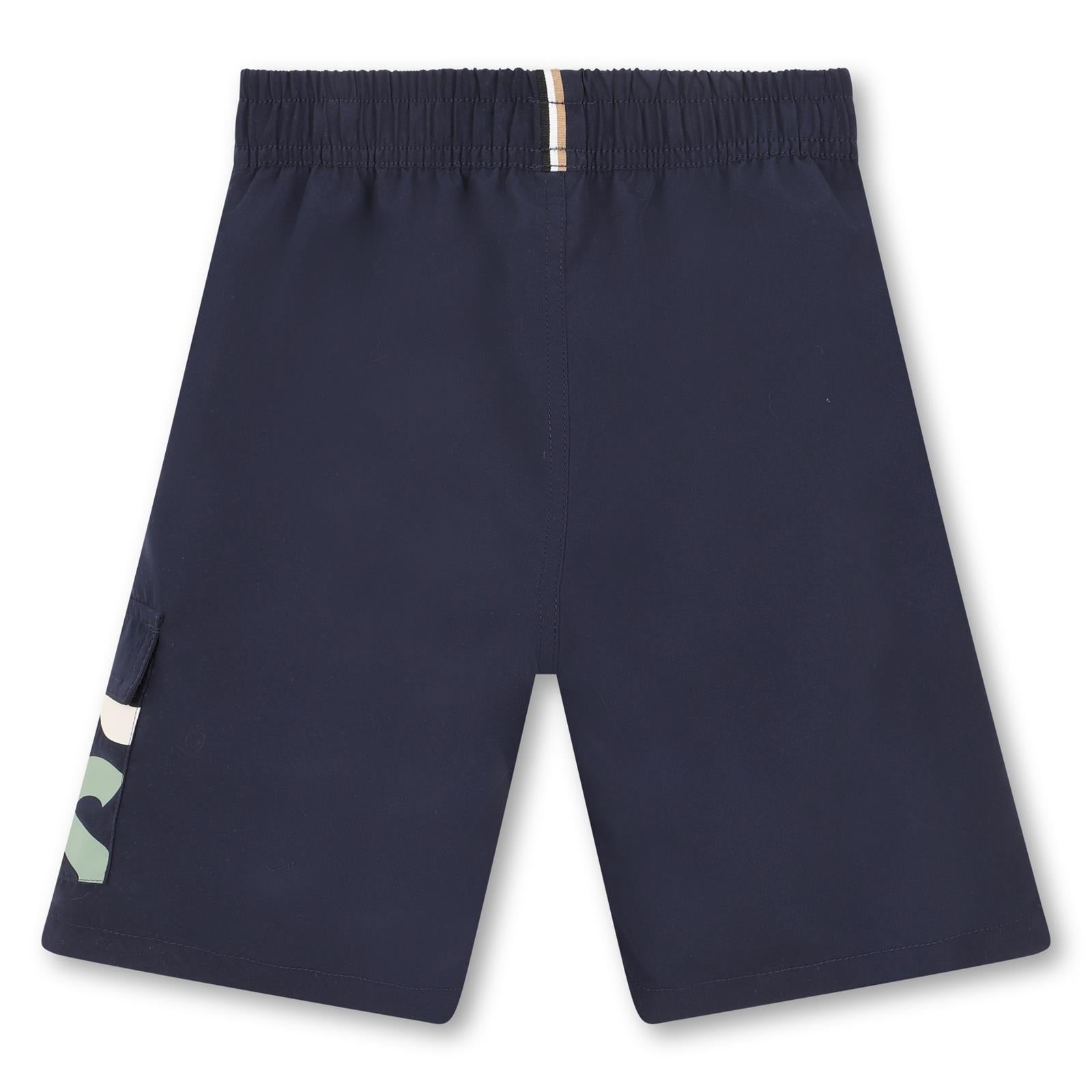 BOSS Kidswear Surfer Bade-Shorts navy blue
