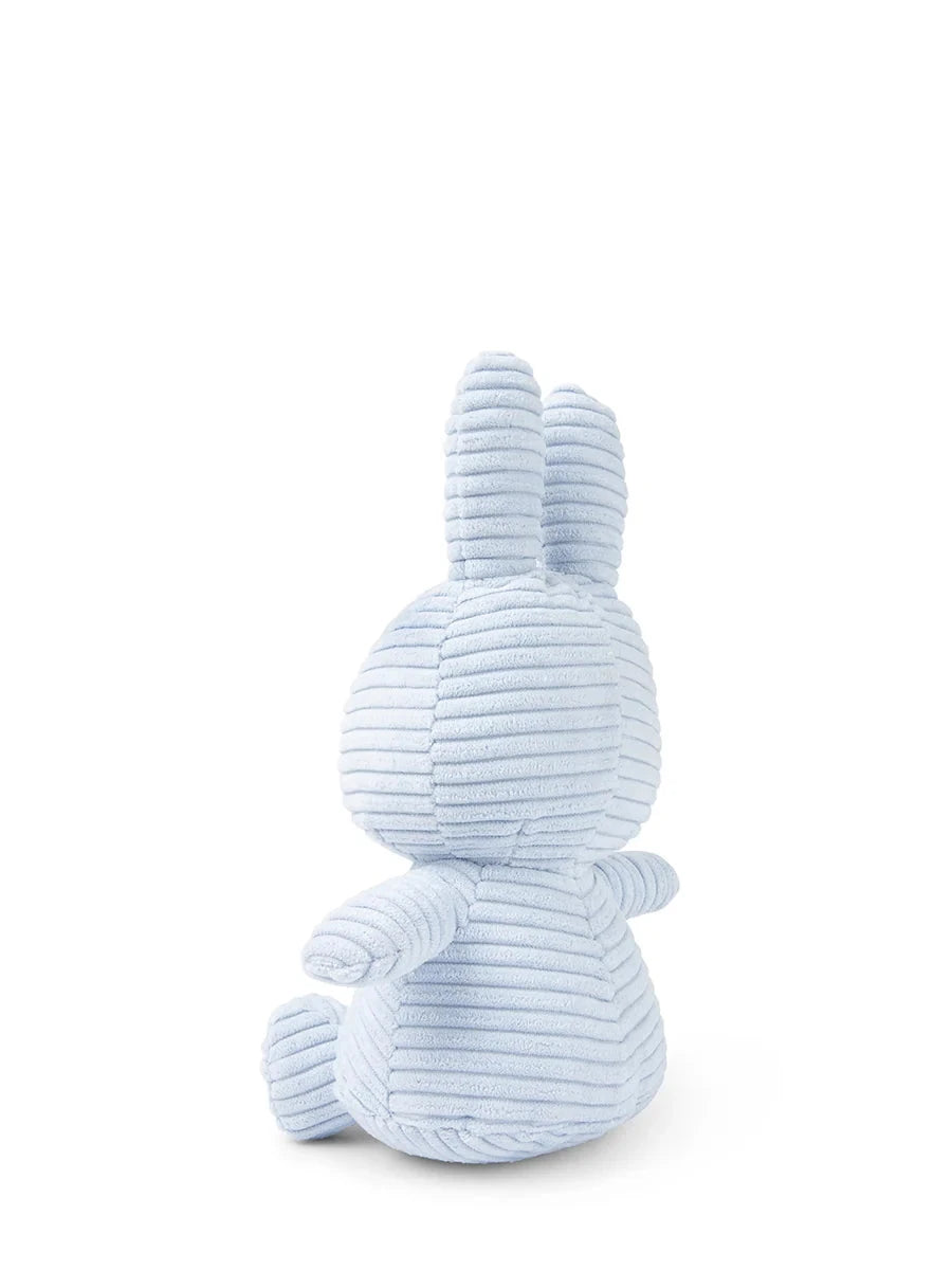 Miffy aus Cord sitzend Farbe hellblau ice blue 23 cm Kuscheltiere Bon Ton Toys 