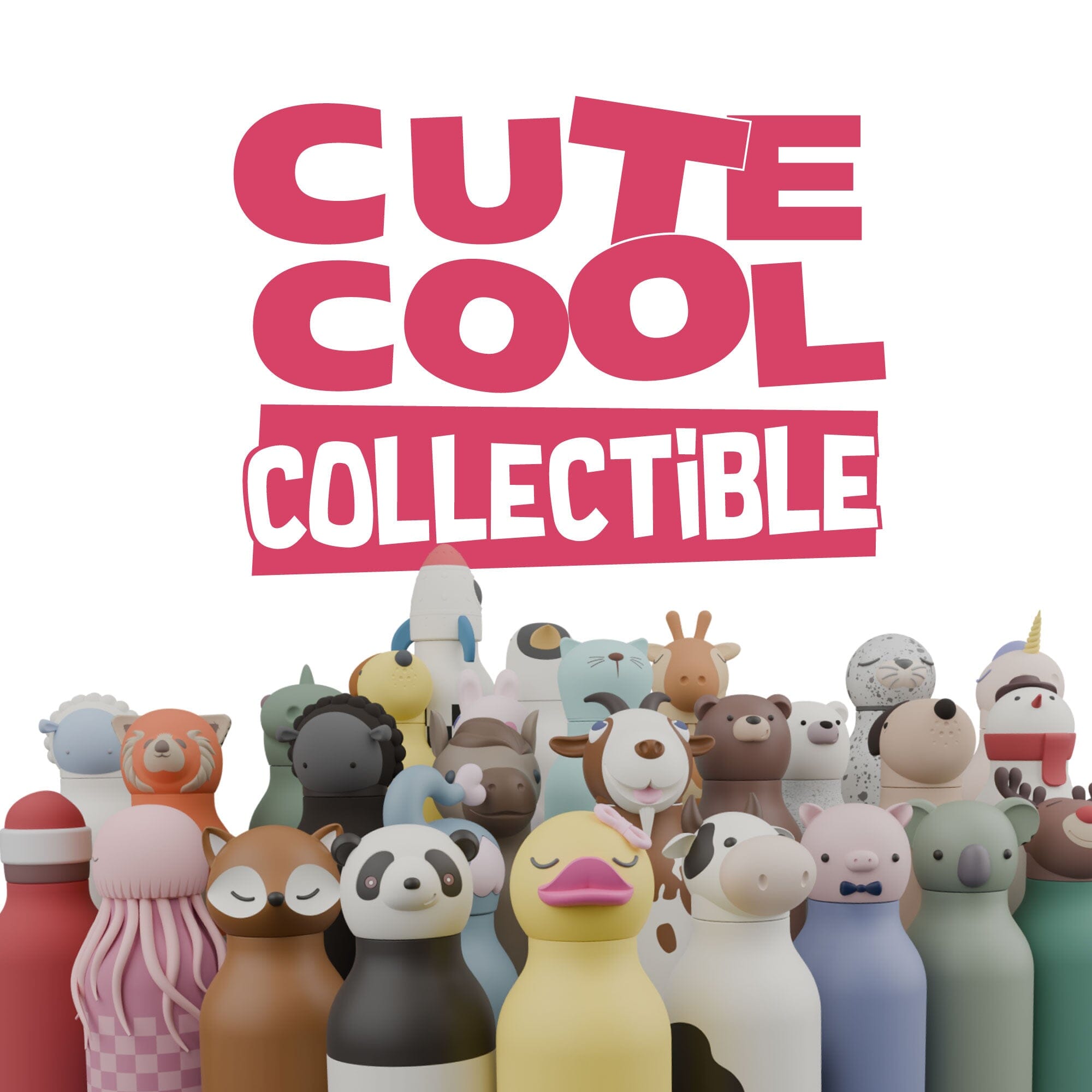 asobu Bestie Bottle Hase -Bubbles- Bunny– isolierte Kindertrinkflasche 460 ml Trinkflaschen asobu 