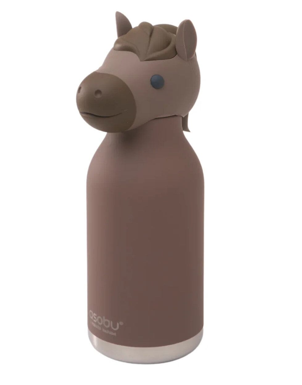 asobu Bestie Bottle Pferd - Hazel - Horse – isolierte Kindertrinkflasche 460 ml Trinkflaschen asobu 
