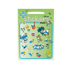 Barbo Toys Aufkleber - ©Smurf / Schlümpfe - Musik Sticker / Aufkleber BARBO TOYS 